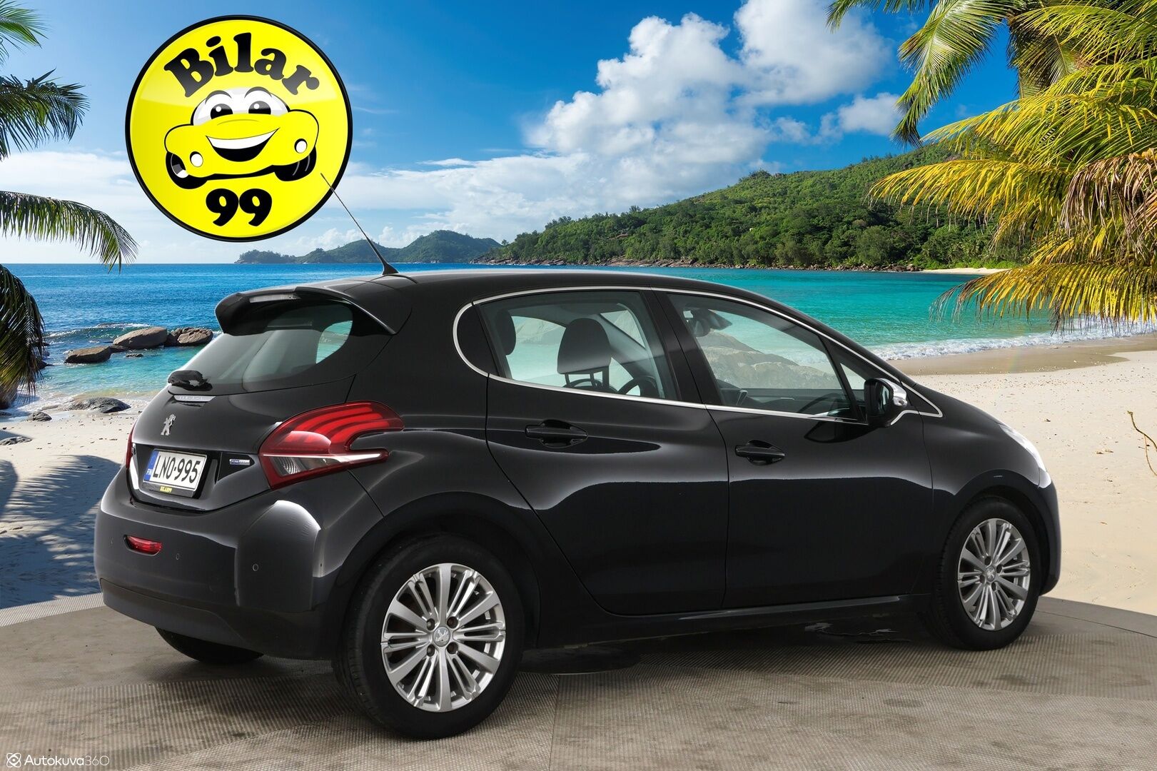 Peugeot 208 2016 Allure VTi 82 5-ov ETG Automaatti / Suomi-auto / Vakkari / Tutka / Apple Carplay / - Särmällä huoltohistorialla / Juuri katsastettu / 2x hyvät renkaat
