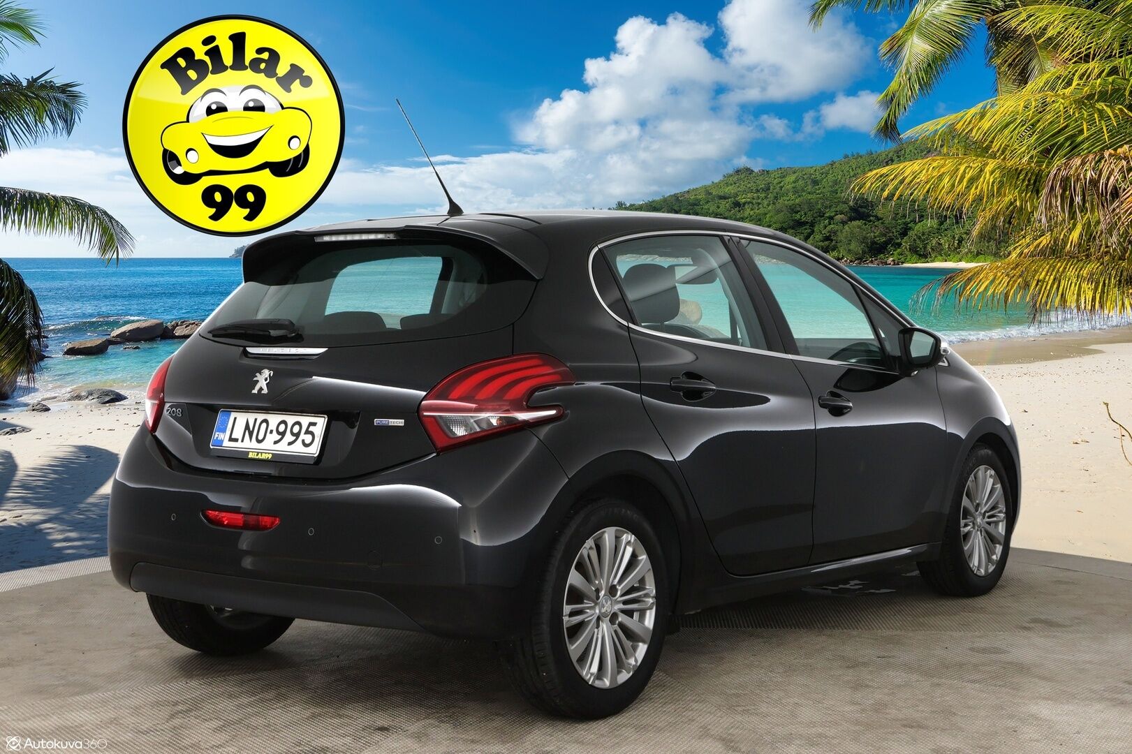 Peugeot 208 2016 Allure VTi 82 5-ov ETG Automaatti / Suomi-auto / Vakkari / Tutka / Apple Carplay / - Särmällä huoltohistorialla / Juuri katsastettu / 2x hyvät renkaat