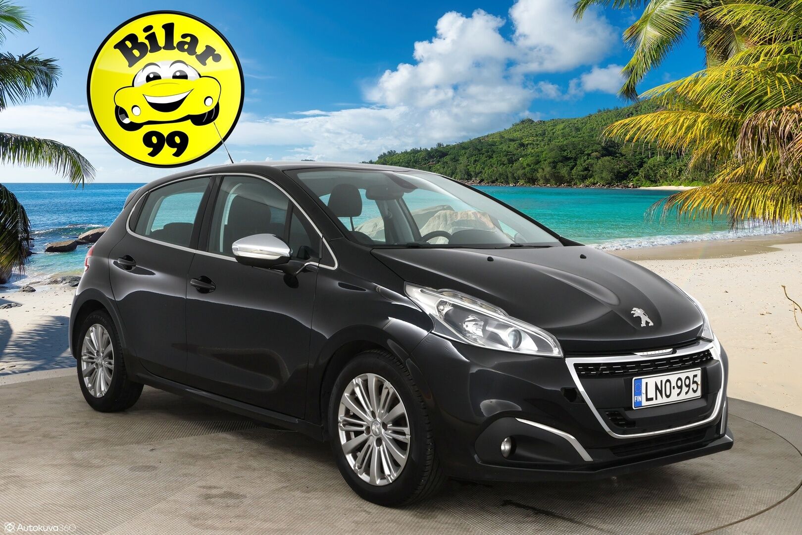 Peugeot 208 2016 Allure VTi 82 5-ov ETG Automaatti / Suomi-auto / Vakkari / Tutka / Apple Carplay / - Särmällä huoltohistorialla / Juuri katsastettu / 2x hyvät renkaat