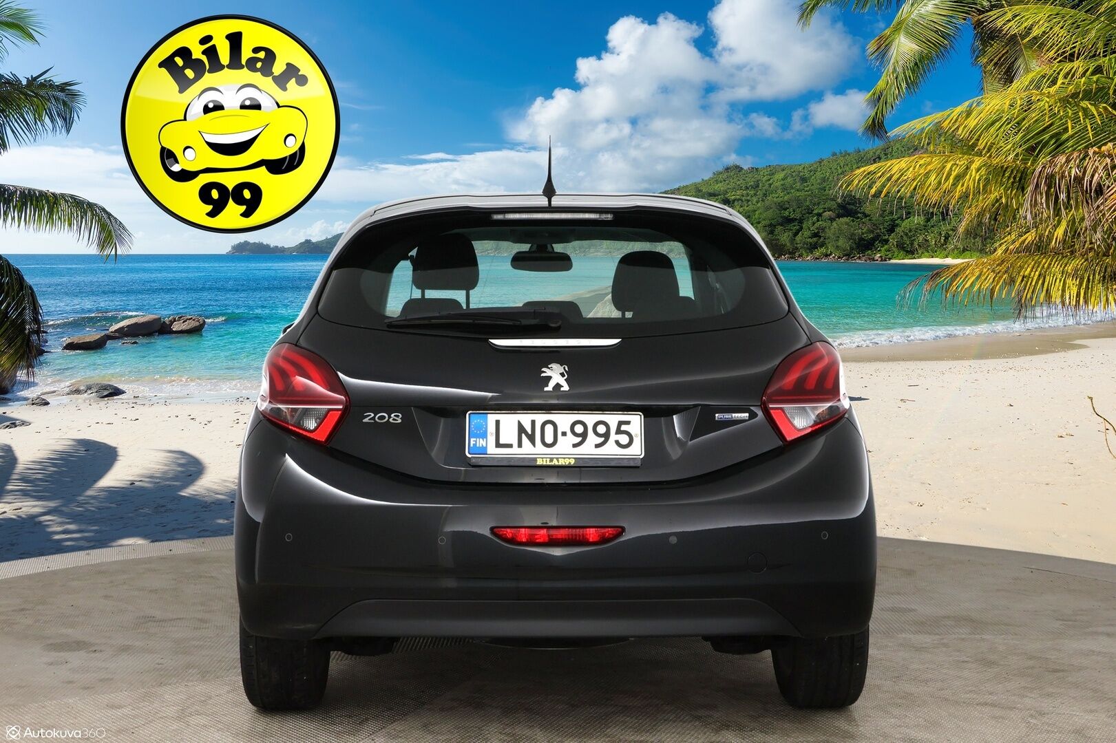 Peugeot 208 2016 Allure VTi 82 5-ov ETG Automaatti / Suomi-auto / Vakkari / Tutka / Apple Carplay / - Särmällä huoltohistorialla / Juuri katsastettu / 2x hyvät renkaat