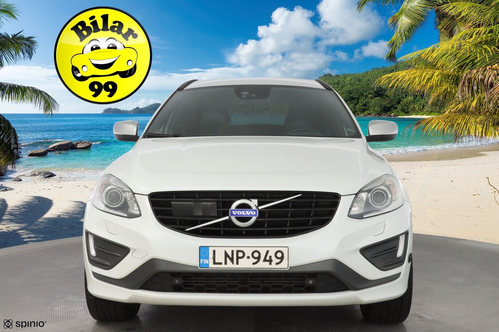 Volvo XC60 2016 D4 AWD Business R-Design aut *Webasto / Acc / Voc / Koukku / Keyless / Blis / Tutkat* - Suomi-Auto / Kahdet vanteet / Huollettu 239tkm / Helmiäisvalkoinen