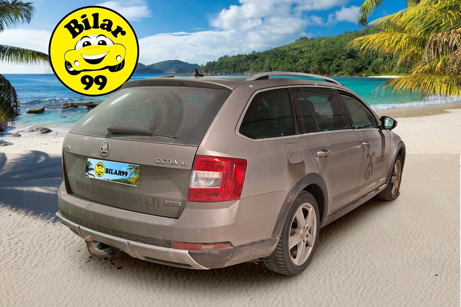 Skoda Octavia 2017 Combi 2,0 TDI 184 4x4 Scout DSG Aut. *ACC / Webasto / Koukku / Tutkat / Lämmitettävä tuulilasi* - Uudet kesärenkaat / Uusi tuulilasi / Hyvä huoltohistoria - HULLUT AVAJAISHULINAT KORKOTARJOUS 3,29 %