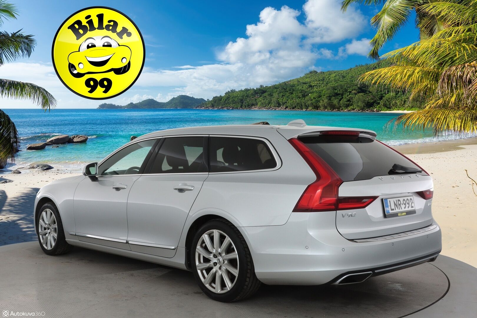 Volvo V90 2017 D4 AWD Business Inscription aut ** HUD / 360° Kamera / Webasto / Koukku / Adapt.Vakkari / Sporttipenkki Muistilla ** - Suomi-auto / Merkkihuollettu! / Juuri huollettu / Uudet talvirenkaat *