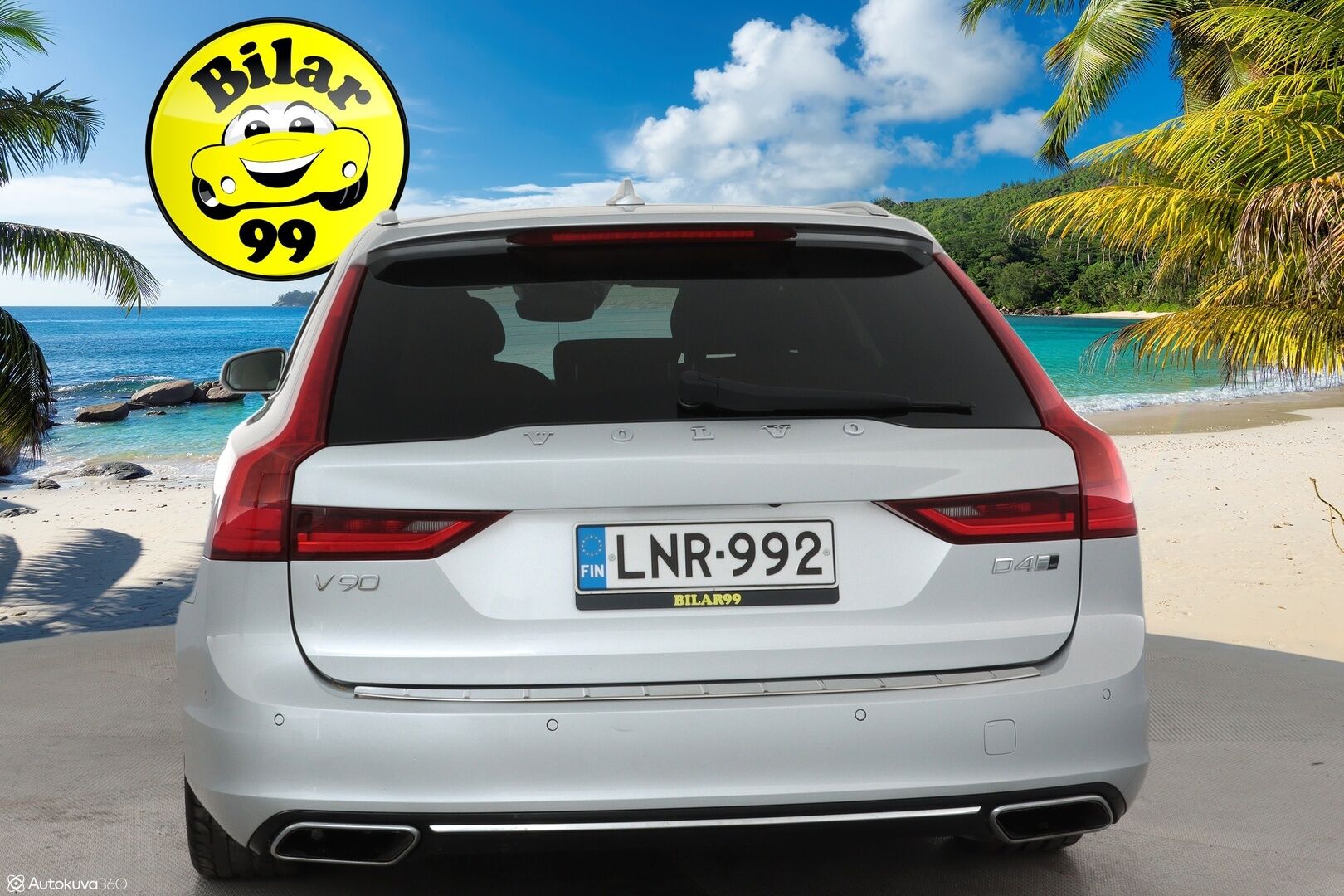 Volvo V90 2017 D4 AWD Business Inscription aut ** HUD / 360° Kamera / Webasto / Koukku / Adapt.Vakkari / Sporttipenkki Muistilla ** - Suomi-auto / Merkkihuollettu! / Juuri huollettu / Uudet talvirenkaat *