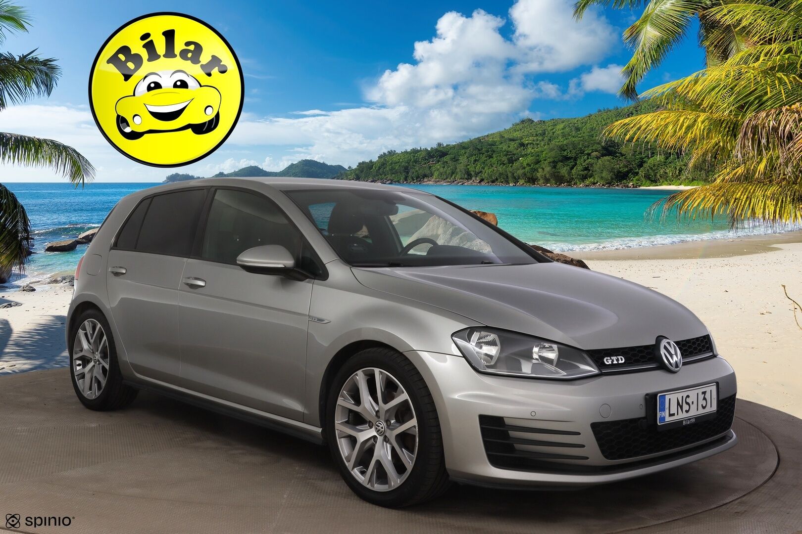 Volkswagen Golf 2017 GTD 2,0 TDI 135 kW (184 hv) - | Lohkolämmitin | P. Tutkat | Vakionopeudensäädin | Navi | Bluetooth | 2x Renkaat ja vanteet |