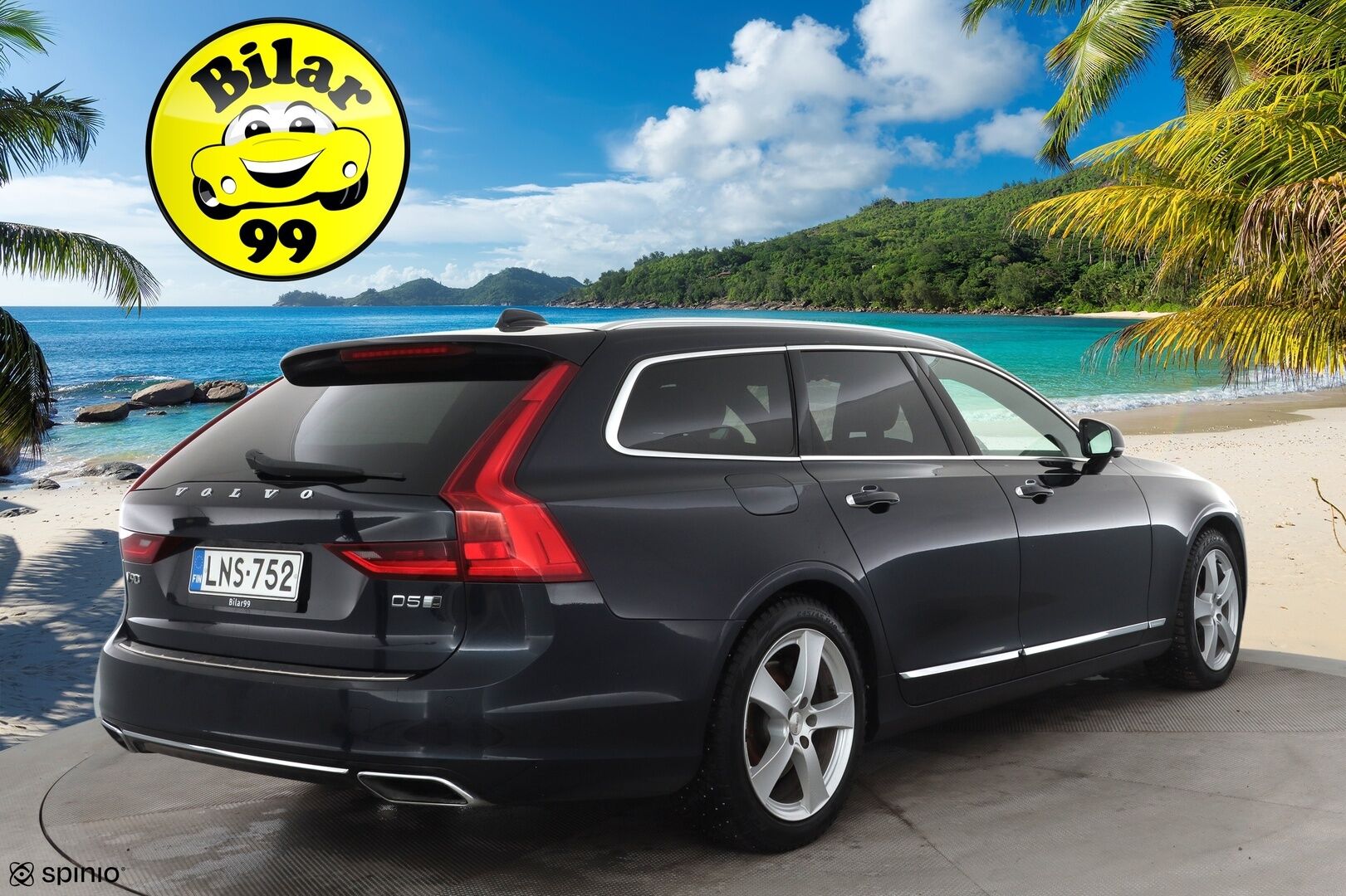 Volvo V90 2017 D5 AWD Business Inscription aut - Ilman AD-Blue järjestelmää | ACC | HUD | 360° | Ilmastoidut muistipenkit | BLIS | Panorama | Keyless | Full LED | Webasto