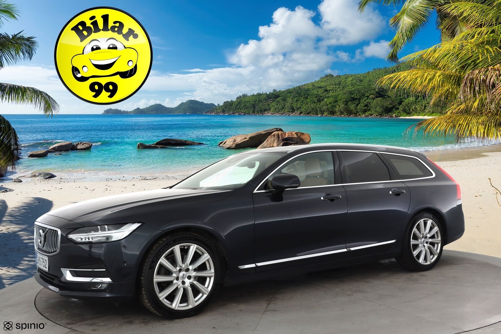 Volvo V90 2017 D5 AWD Business Inscription aut - Ilman AD-Blue järjestelmää | ACC | HUD | 360° | Ilmastoidut muistipenkit | BLIS | Panorama | Keyless | Full LED | Webasto