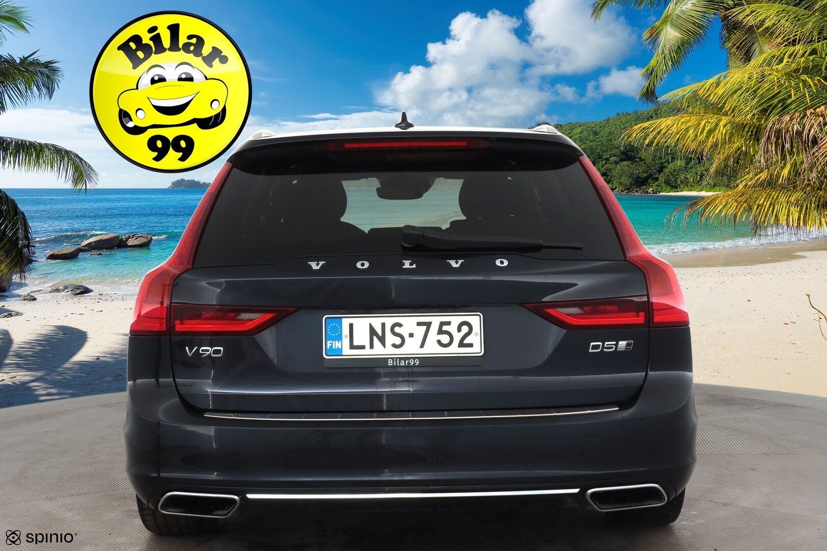 Volvo V90 2017 D5 AWD Business Inscription aut - Ilman AD-Blue järjestelmää | ACC | HUD | 360° | Ilmastoidut muistipenkit | BLIS | Panorama | Keyless | Full LED | Webasto