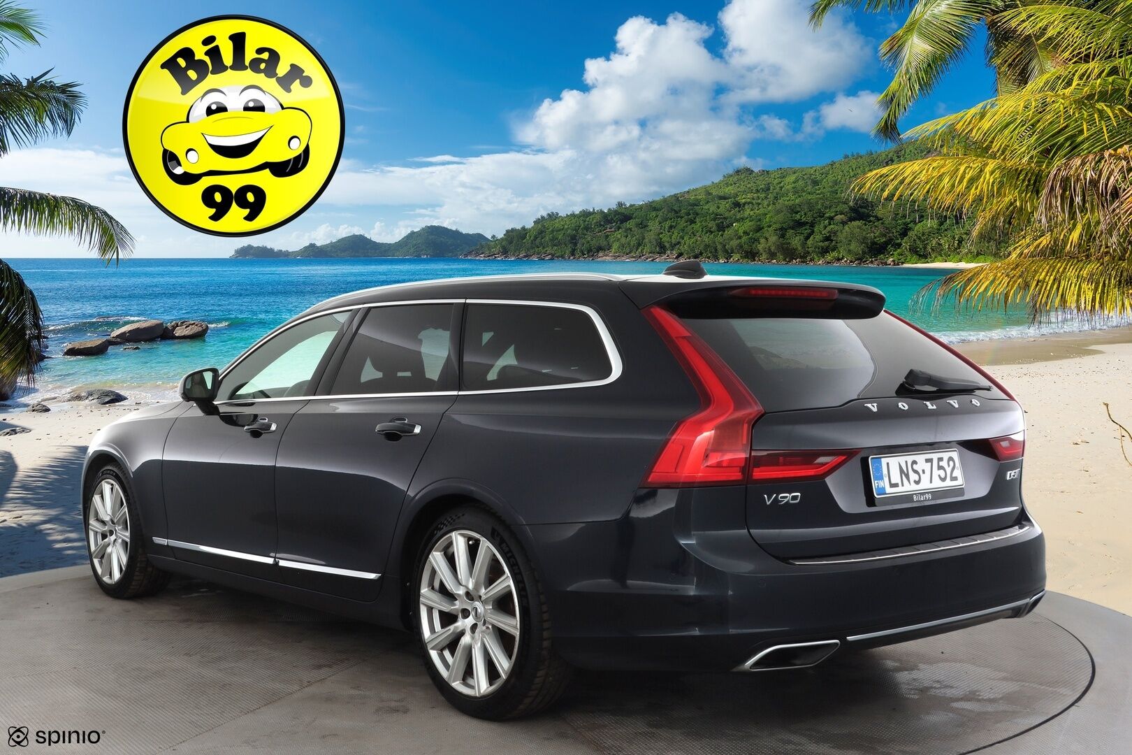 Volvo V90 2017 D5 AWD Business Inscription aut - Ilman AD-Blue järjestelmää | ACC | HUD | 360° | Ilmastoidut muistipenkit | BLIS | Panorama | Keyless | Full LED | Webasto