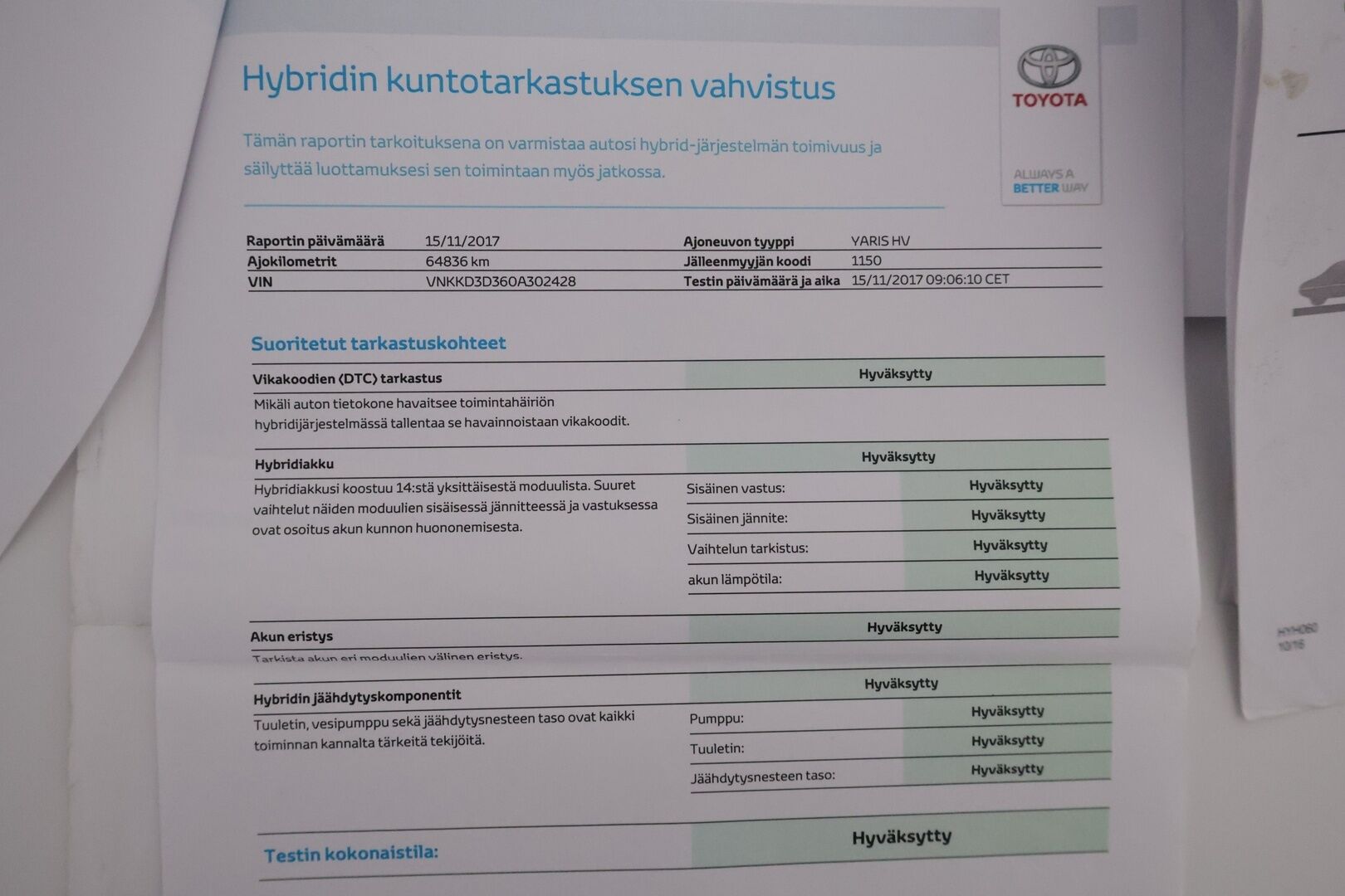 Toyota Yaris 2017 1,5 Hybrid Active 5ov - Huutokaupat.com / Merkkihuollettu / p-kamera