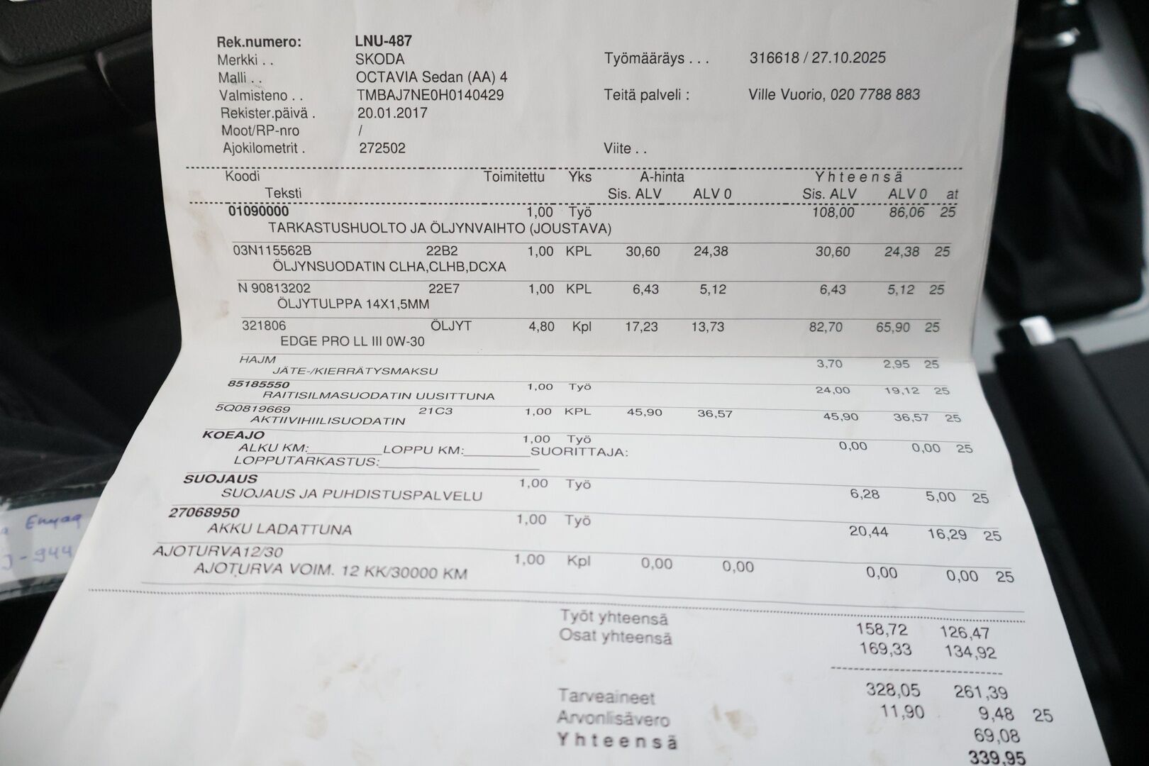 Skoda Octavia 2017 2,0 TDI 150 Style DSG Autom. - * YritysOutlet - tämä auto myydään vain yrityksille *