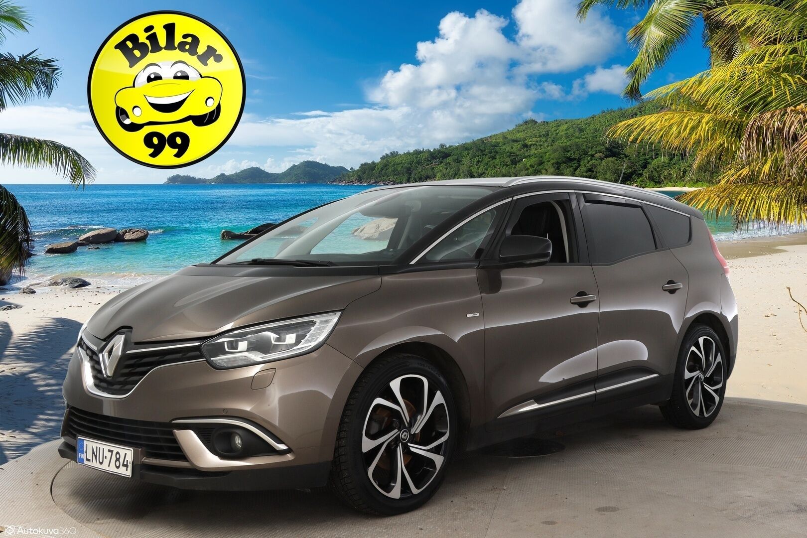 Renault Grand Scenic 2017 dCi 110 EDC7-aut Bose - |7-Paikkainen | Hierovapenkki | Navi | Panorama | HUD | Adapt.vakkari |