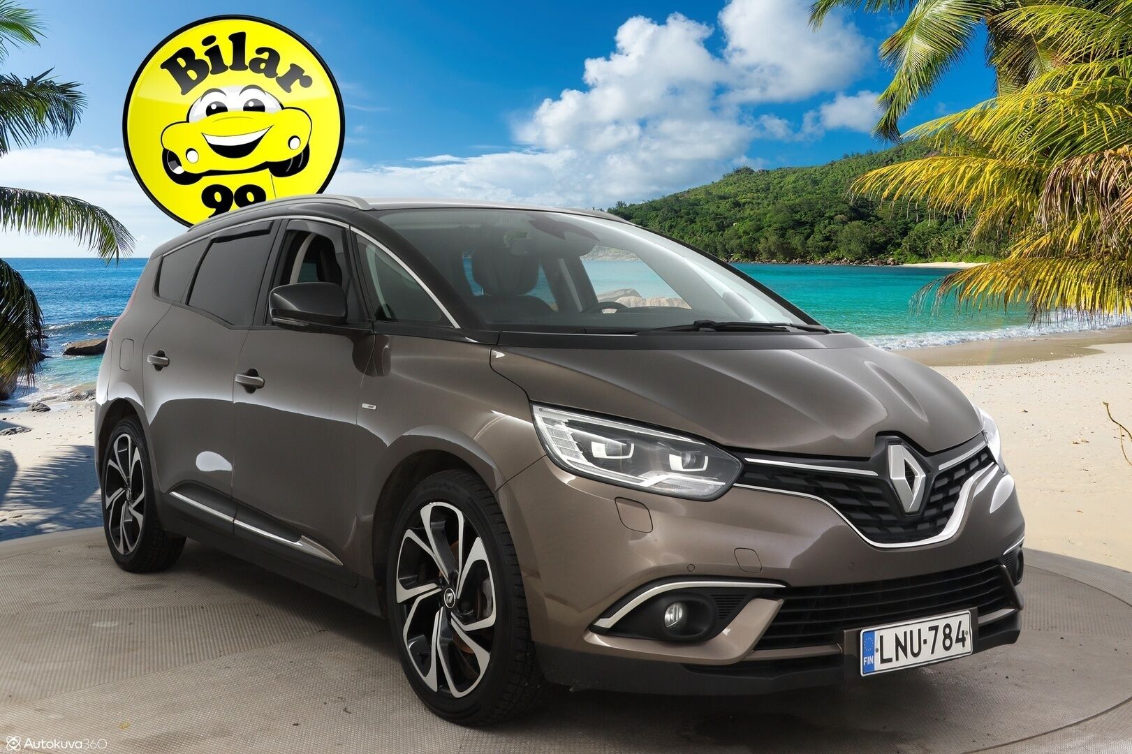 Renault Grand Scenic 2017 dCi 110 EDC7-aut Bose - |7-Paikkainen | Hierovapenkki | Navi | Panorama | HUD | Adapt.vakkari |