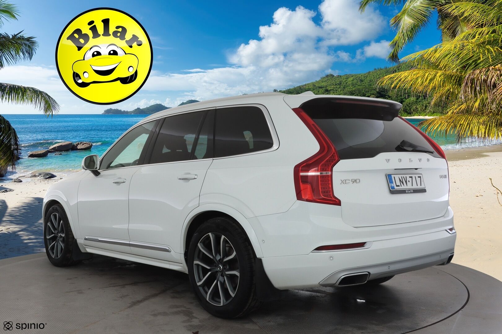 Volvo XC90 2017 D5 AWD Inscription aut - | Pilot assist | Webasto | Koukku | B&W | Muistipenkit | 360-Kamera | Full-LED | HUD | Panorama | Ilmastoidut Sporttinahat | Keyless | Apple&Android | Suomi-auto | Kahdet Renkaat | Merkkihuollettu |
