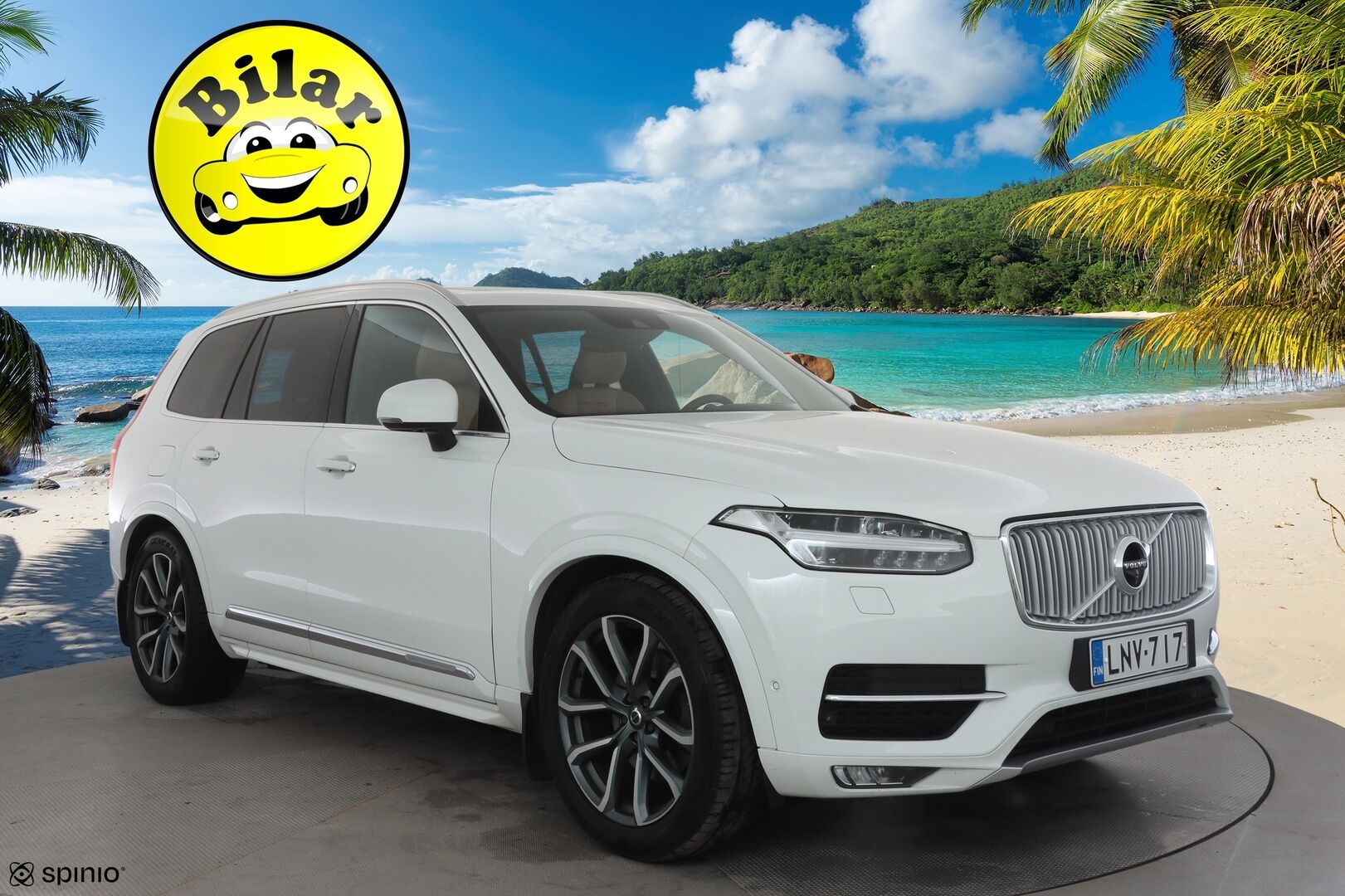 Volvo XC90 2017 D5 AWD Inscription aut - | Pilot assist | Webasto | Koukku | B&W | Muistipenkit | 360-Kamera | Full-LED | HUD | Panorama | Ilmastoidut Sporttinahat | Keyless | Apple&Android | Suomi-auto | Kahdet Renkaat | Merkkihuollettu |