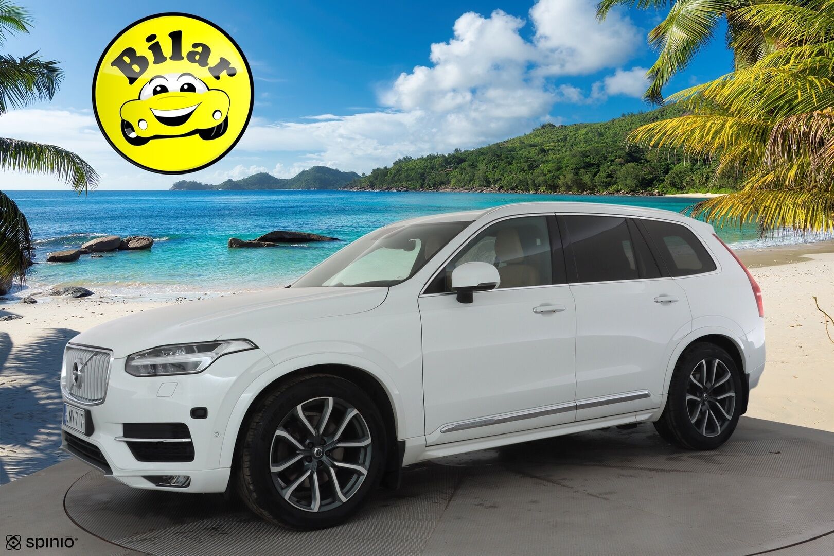 Volvo XC90 2017 D5 AWD Inscription aut - | Pilot assist | Webasto | Koukku | B&W | Muistipenkit | 360-Kamera | Full-LED | HUD | Panorama | Ilmastoidut Sporttinahat | Keyless | Apple&Android | Suomi-auto | Kahdet Renkaat | Merkkihuollettu |