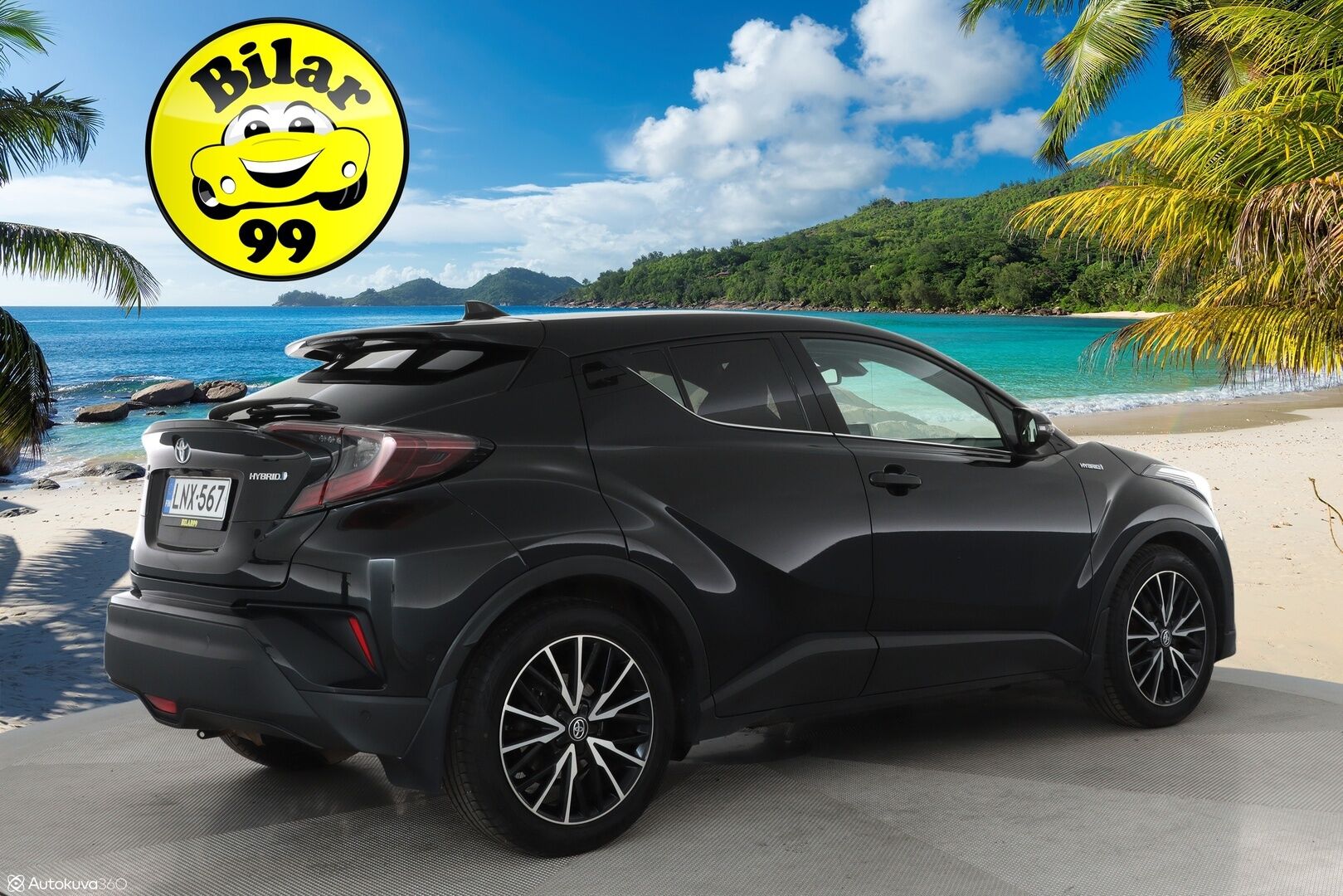 Toyota C-HR 2017 1,8 Hybrid Premium ** Webasto / Adapt. vakkari / Keyless / P.kamera / Kaistavahti ** - Merkkihuollettu / 