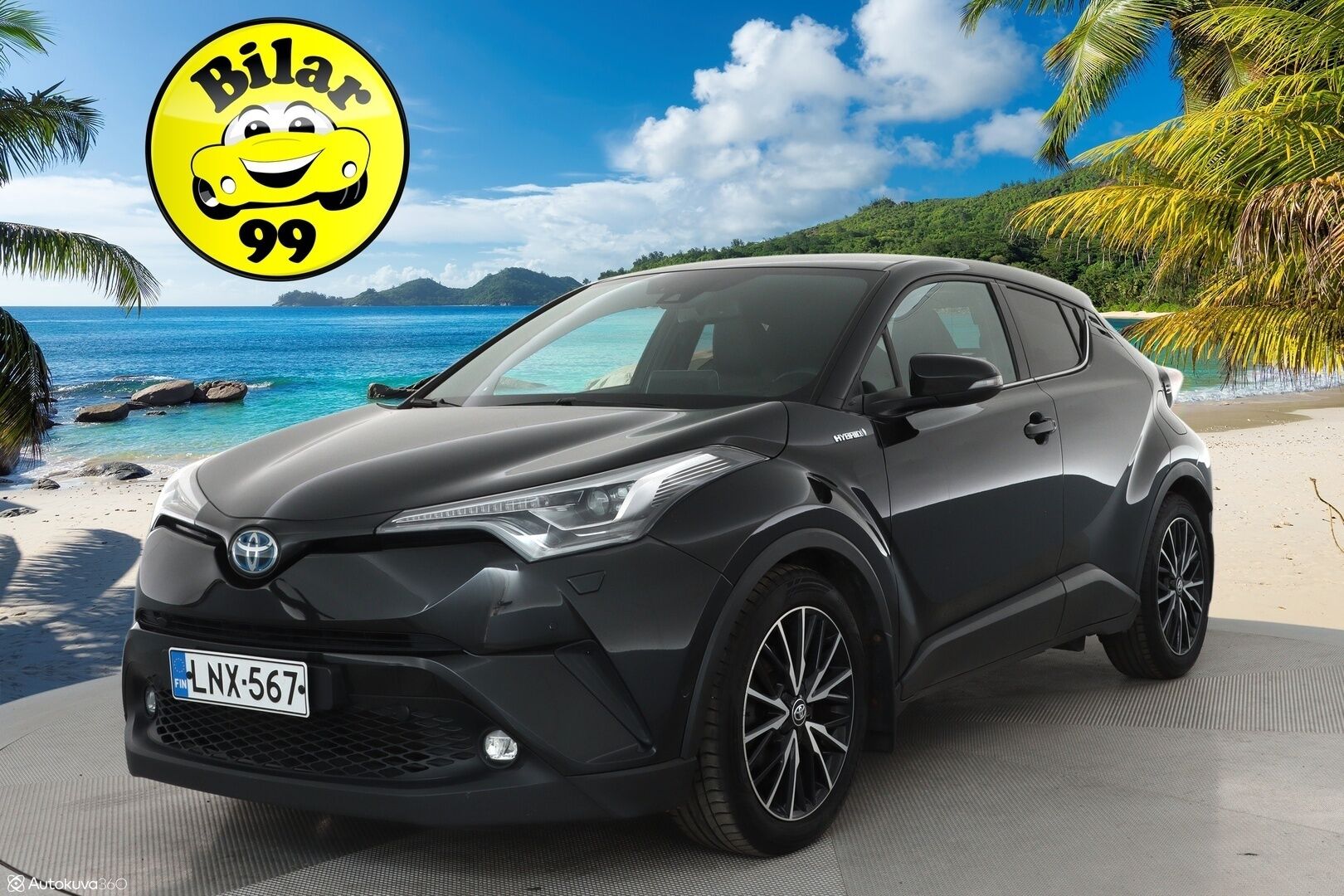 Toyota C-HR 2017 1,8 Hybrid Premium *ACC / Webasto / Koukku / Puolinahat / Kamera / Kessy / Bliss* - *Suomiauto / Merkkihuollettu / 2x renkaat ja vanteet*