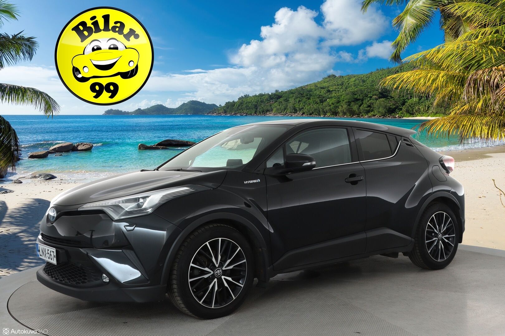 Toyota C-HR 2017 1,8 Hybrid Premium ** Webasto / Adapt. vakkari / Keyless / P.kamera / Kaistavahti ** - Merkkihuollettu / 