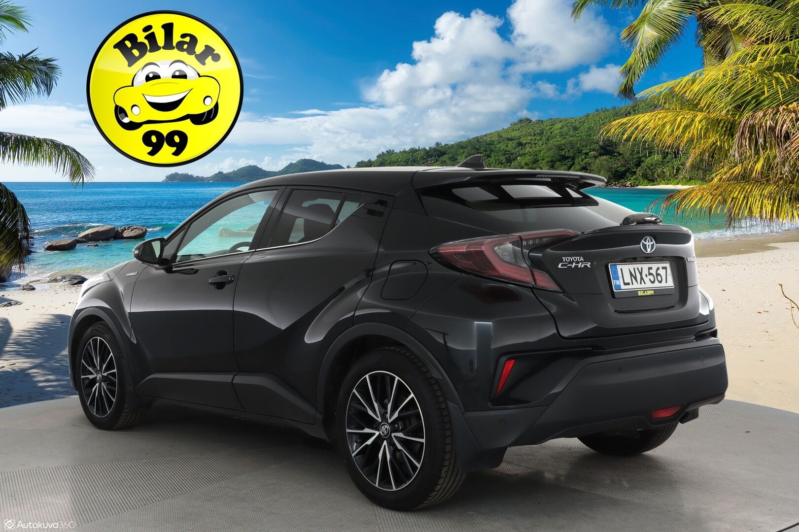 Toyota C-HR 2017 1,8 Hybrid Premium ** Webasto / Adapt. vakkari / Keyless / P.kamera / Kaistavahti ** - Merkkihuollettu / 