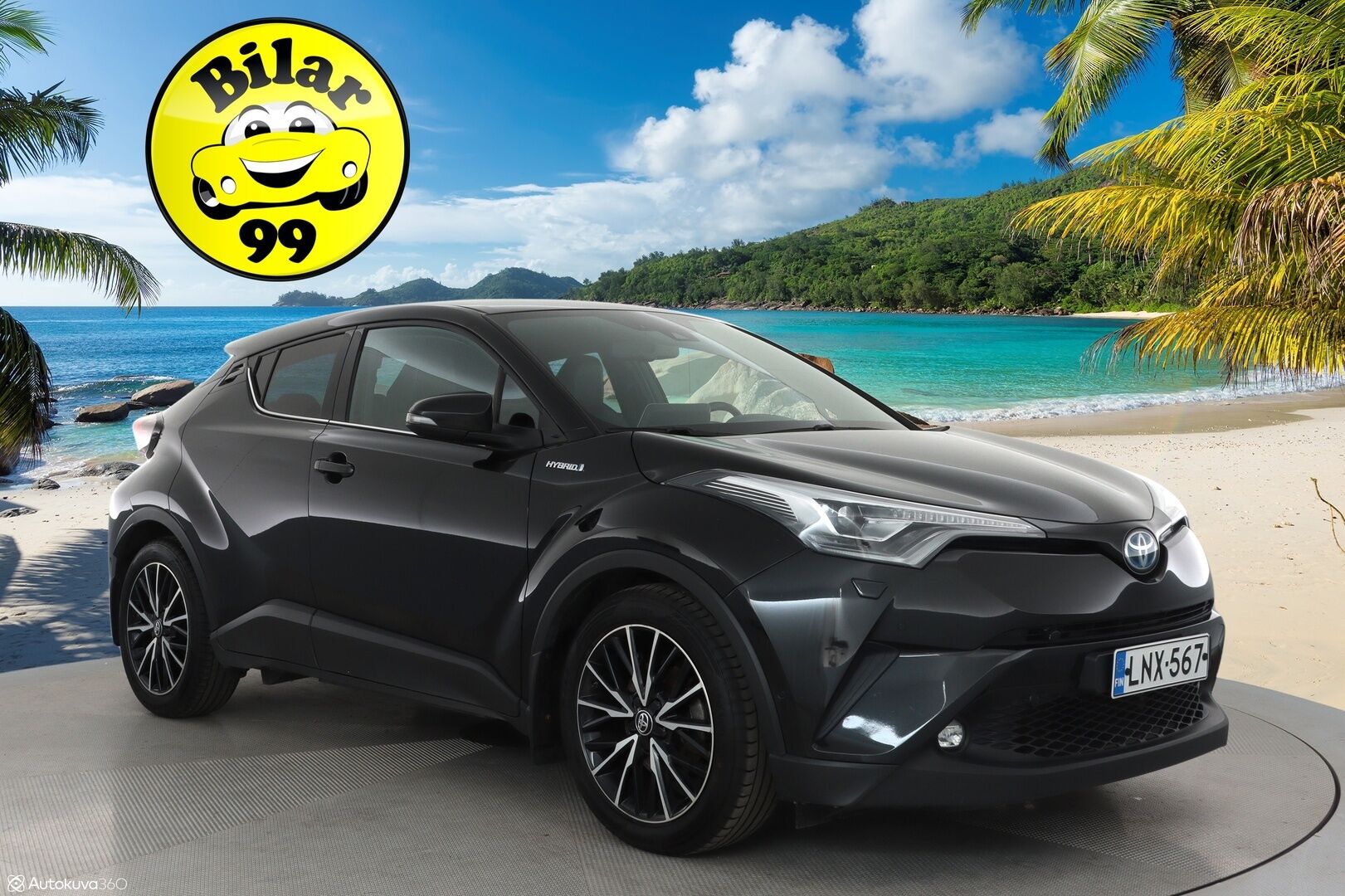 Toyota C-HR 2017 1,8 Hybrid Premium ** Webasto / Adapt. vakkari / Keyless / P.kamera / Kaistavahti ** - Merkkihuollettu / 