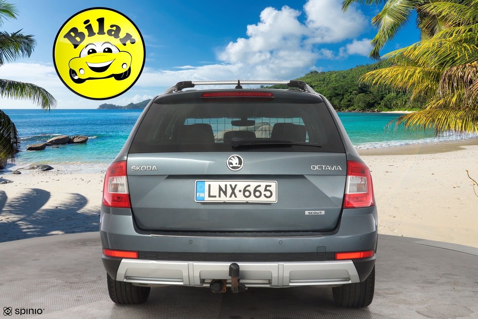 Skoda Octavia 2017 Combi 1,8 TSI 4x4 Scout DSG Autom. - | ACC | Webasto | Keyless | Koukku | Sähkökontti | Navi | Appconnect | Suomi-auto | Kahdet renkaat alumiinivanteilla | Särmä huoltohistoria |