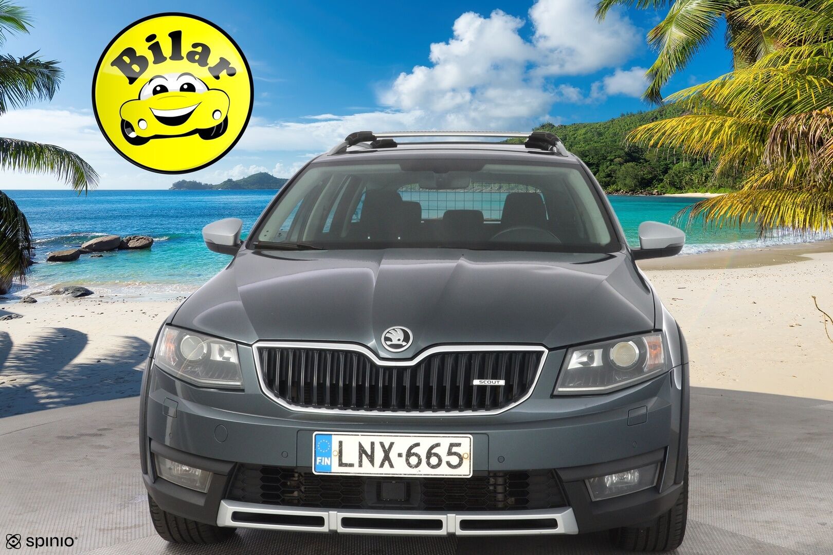Skoda Octavia 2017 Combi 1,8 TSI 4x4 Scout DSG Autom. - | ACC | Webasto | Keyless | Koukku | Sähkökontti | Navi | Appconnect | Suomi-auto | Kahdet renkaat alumiinivanteilla | Särmä huoltohistoria |