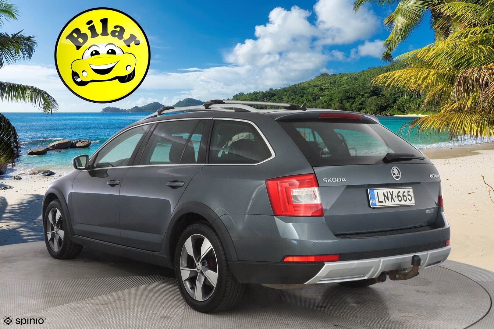Skoda Octavia 2017 Combi 1,8 TSI 4x4 Scout DSG Autom. - | ACC | Webasto | Keyless | Koukku | Sähkökontti | Navi | Appconnect | Suomi-auto | Kahdet renkaat alumiinivanteilla | Särmä huoltohistoria |