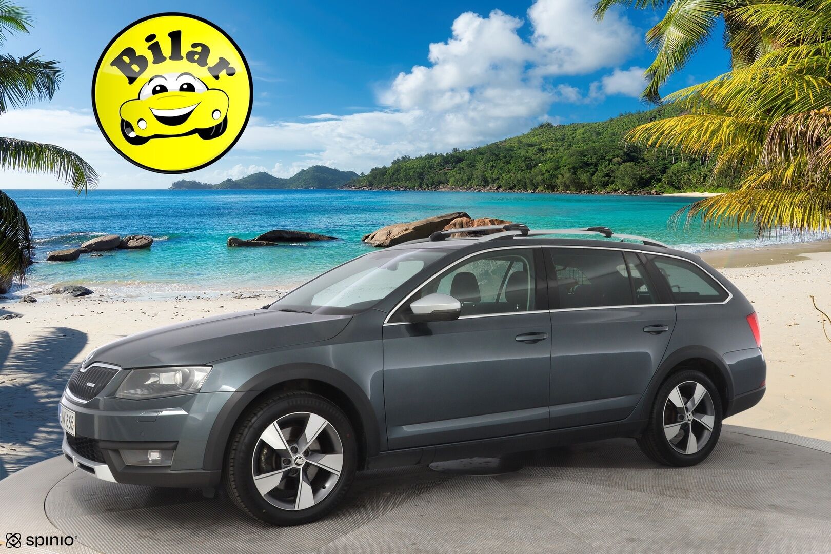 Skoda Octavia 2017 Combi 1,8 TSI 4x4 Scout DSG Autom. - | ACC | Webasto | Keyless | Koukku | Sähkökontti | Navi | Appconnect | Suomi-auto | Kahdet renkaat alumiinivanteilla | Särmä huoltohistoria |