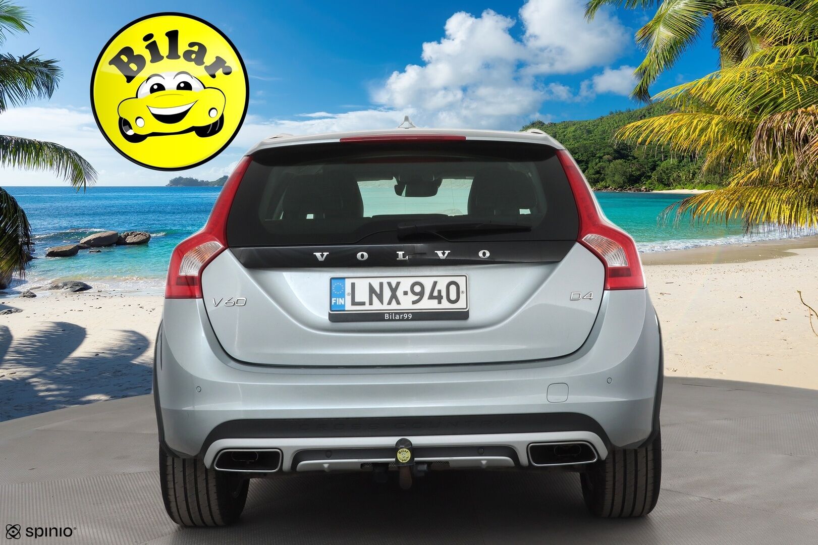 Volvo V60 Cross Country 2017 D4 Summum aut - 1.Om Suomi-auto | * ACC | Webasto | Koukku | H&K | Muistipenkki | Aktiiv.Xenon | NAVI | Nahat | Keyless | Kaistavahti