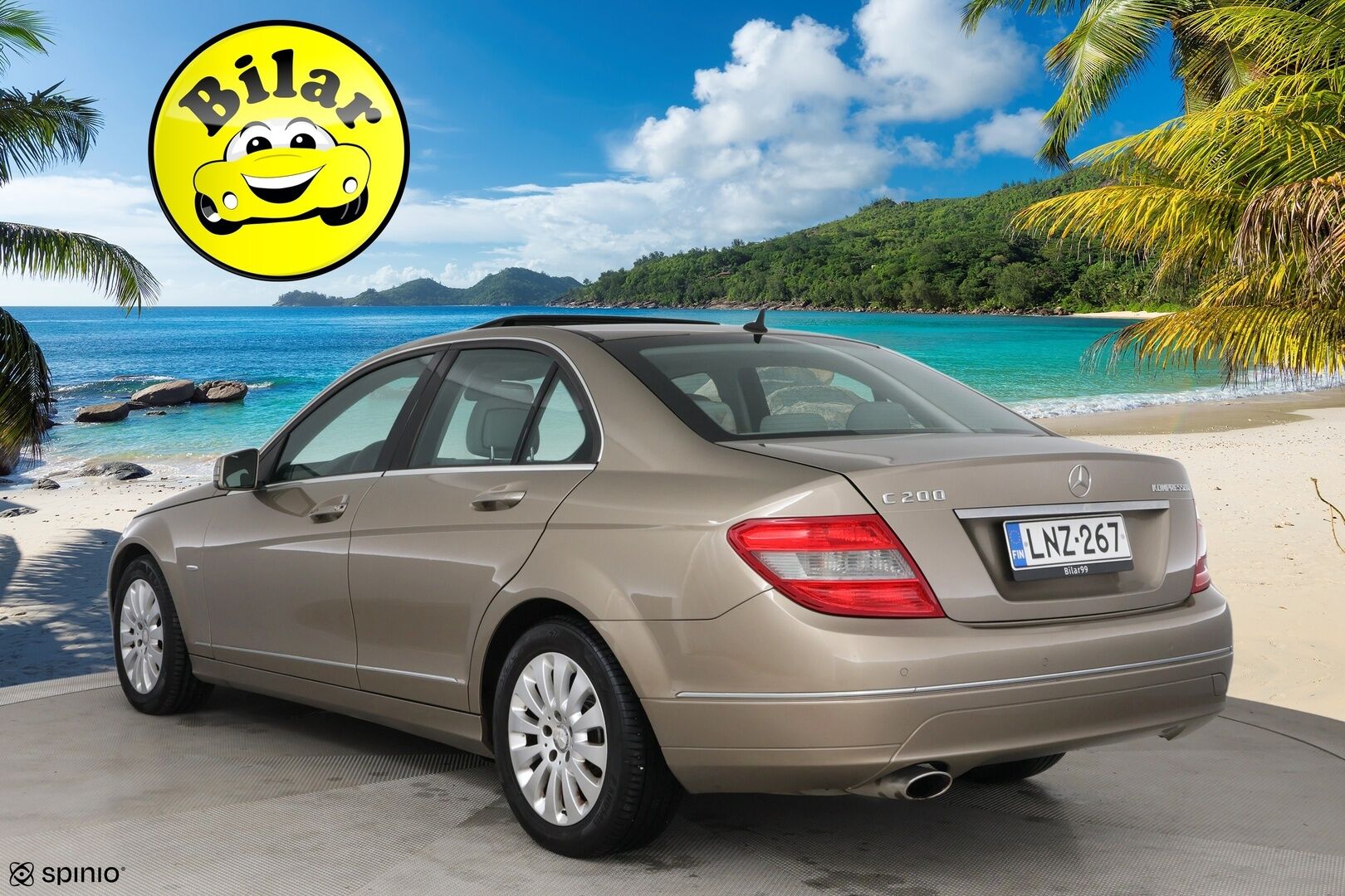 Mercedes-Benz C 2008 200 Kompressor A Business - Suomi-Auto | Tutkat | Kattoluukku | Hyvässä kunnossa