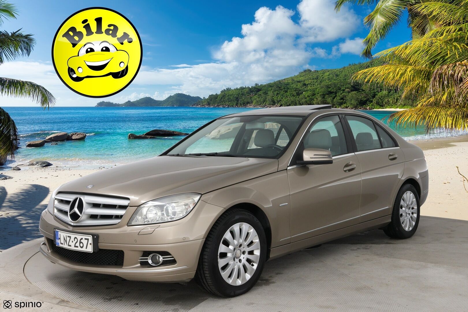 Mercedes-Benz C 2008 200 Kompressor A Business - Suomi-Auto | Tutkat | Kattoluukku | Hyvässä kunnossa