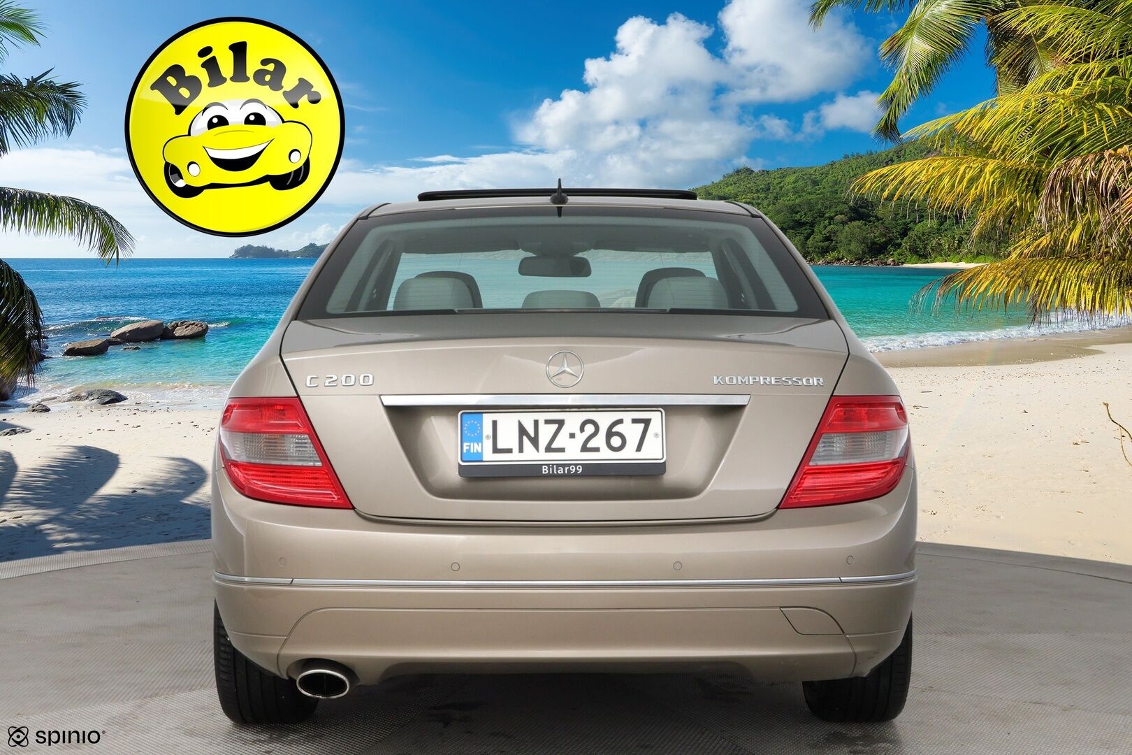 Mercedes-Benz C 2008 200 Kompressor A Business - Suomi-Auto | Tutkat | Kattoluukku | Hyvässä kunnossa