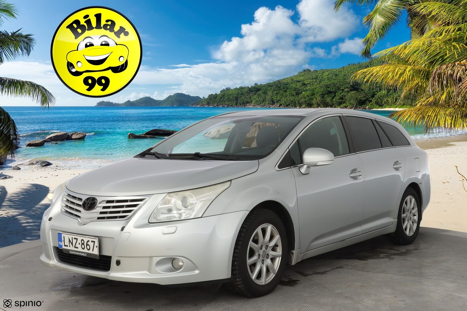 Toyota Avensis 2009 YritysOutlet - Myydään vain yrityksille - Kahdet renkaat / Särmä huoltohistoria / Kattavat varusteet