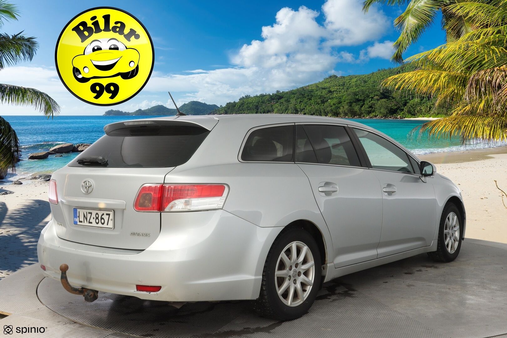 Toyota Avensis 2009 YritysOutlet - Myydään vain yrityksille - Kahdet renkaat / Särmä huoltohistoria / Kattavat varusteet