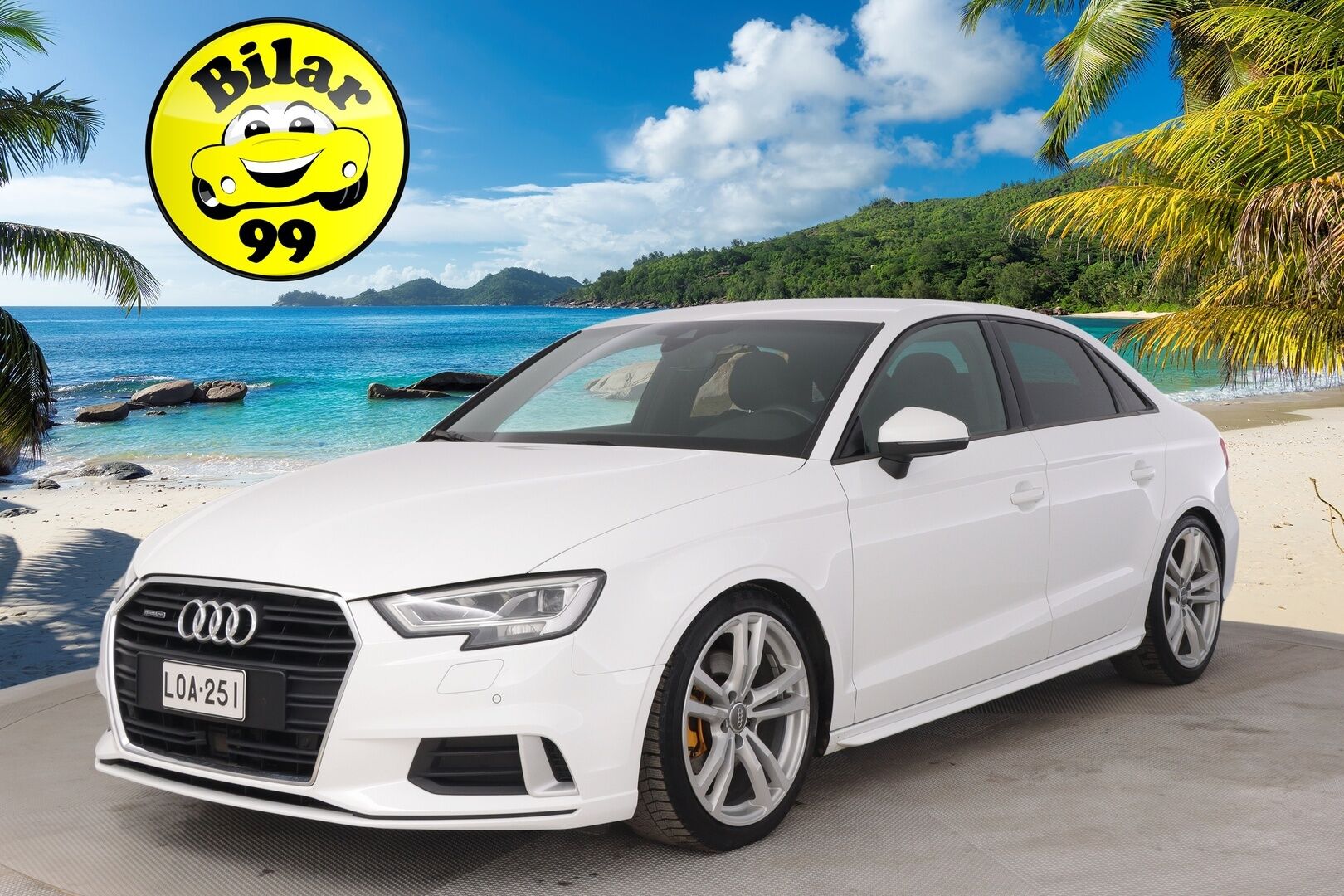 Audi A3 2018 Sedan Business Sport 2,0 TFSI 140 kW quattro S tronic *Webasto / Hierova penkki / ACC / Bang&olufsen* - *2x renkaat&vanteet*