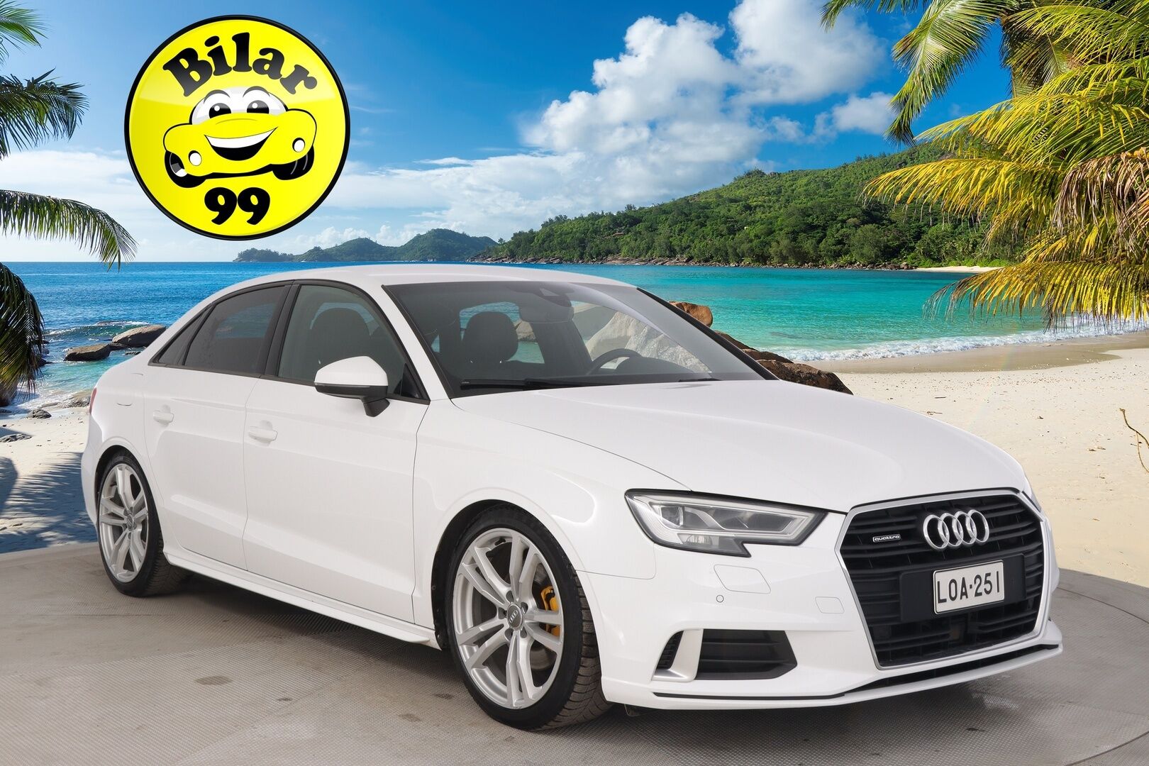 Audi A3 2018 Sedan Business Sport 2,0 TFSI 140 kW quattro S tronic *Webasto / Hierova penkki / ACC / Bang&olufsen* - *2x renkaat&vanteet*