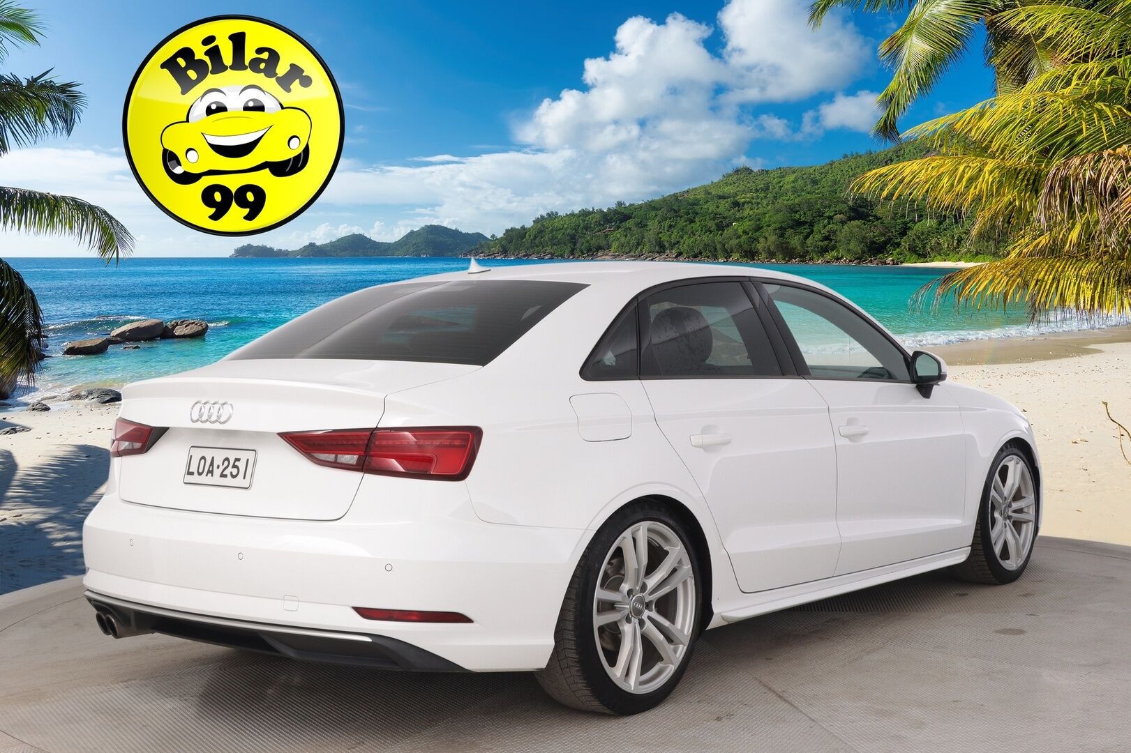 Audi A3 2018 Sedan Business Sport 2,0 TFSI 140 kW quattro S tronic *Webasto / Hierova penkki / ACC / Bang&olufsen* - *2x renkaat&vanteet*