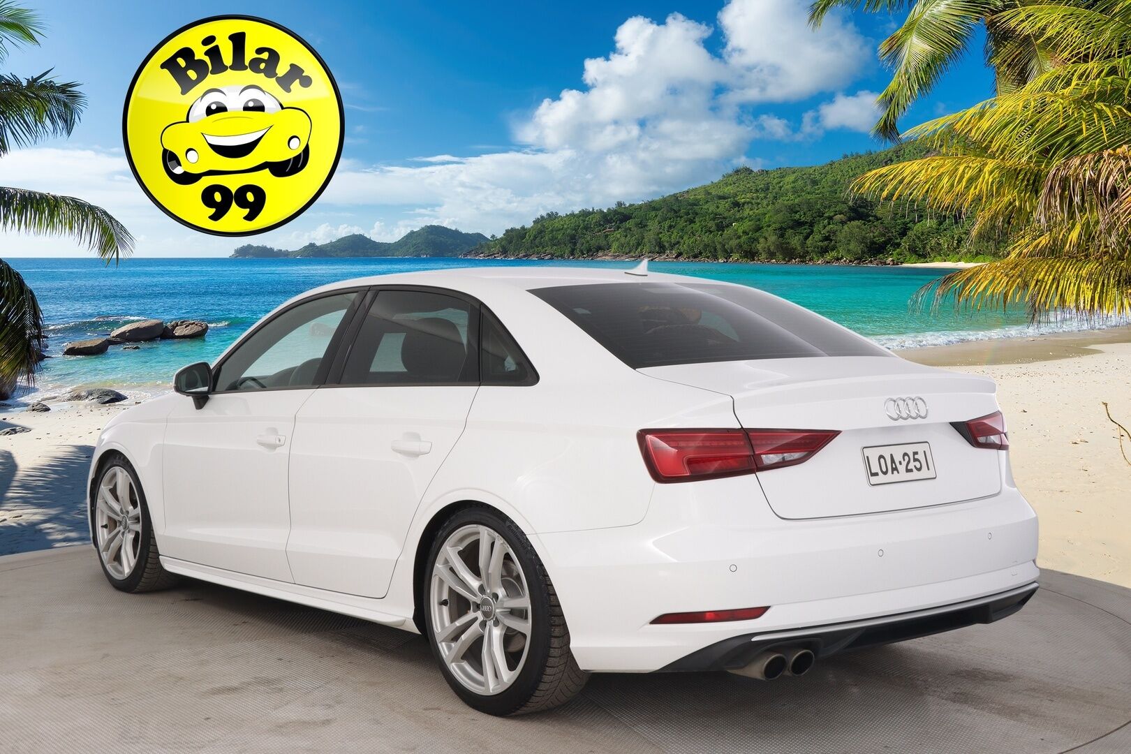 Audi A3 2018 Sedan Business Sport 2,0 TFSI 140 kW quattro S tronic *Webasto / Hierova penkki / ACC / Bang&olufsen* - *2x renkaat&vanteet*