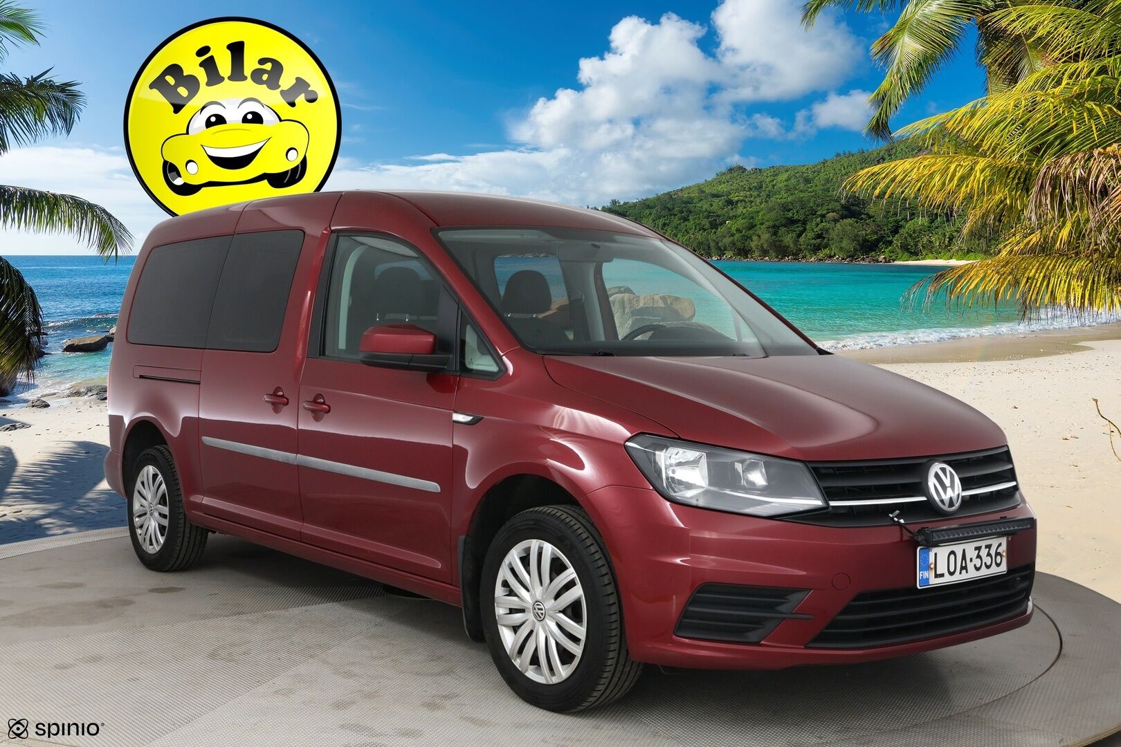 Volkswagen Caddy Maxi 2018 Trendline Family 1,4 TSI 92kW DSG bens. 7-p - Suomi-Auto | Vakkari | Webasto | P. Tutka | Koukku / 7-paikkainen 