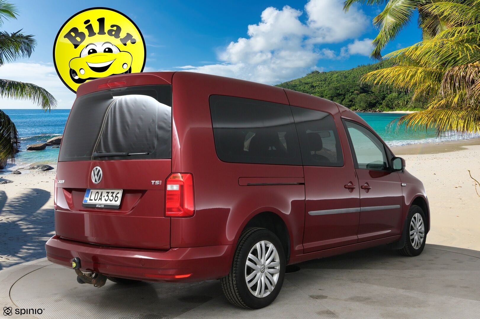 Volkswagen Caddy Maxi 2018 Trendline Family 1,4 TSI 92kW DSG bens. 7-p - Suomi-Auto | Vakkari | Webasto | P. Tutka | Koukku / 7-paikkainen 