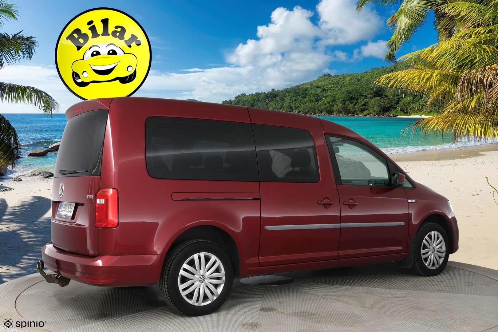 Volkswagen Caddy Maxi 2018 Trendline Family 1,4 TSI 92kW DSG bens. 7-p - Suomi-Auto | Vakkari | Webasto | P. Tutka | Koukku / 7-paikkainen 