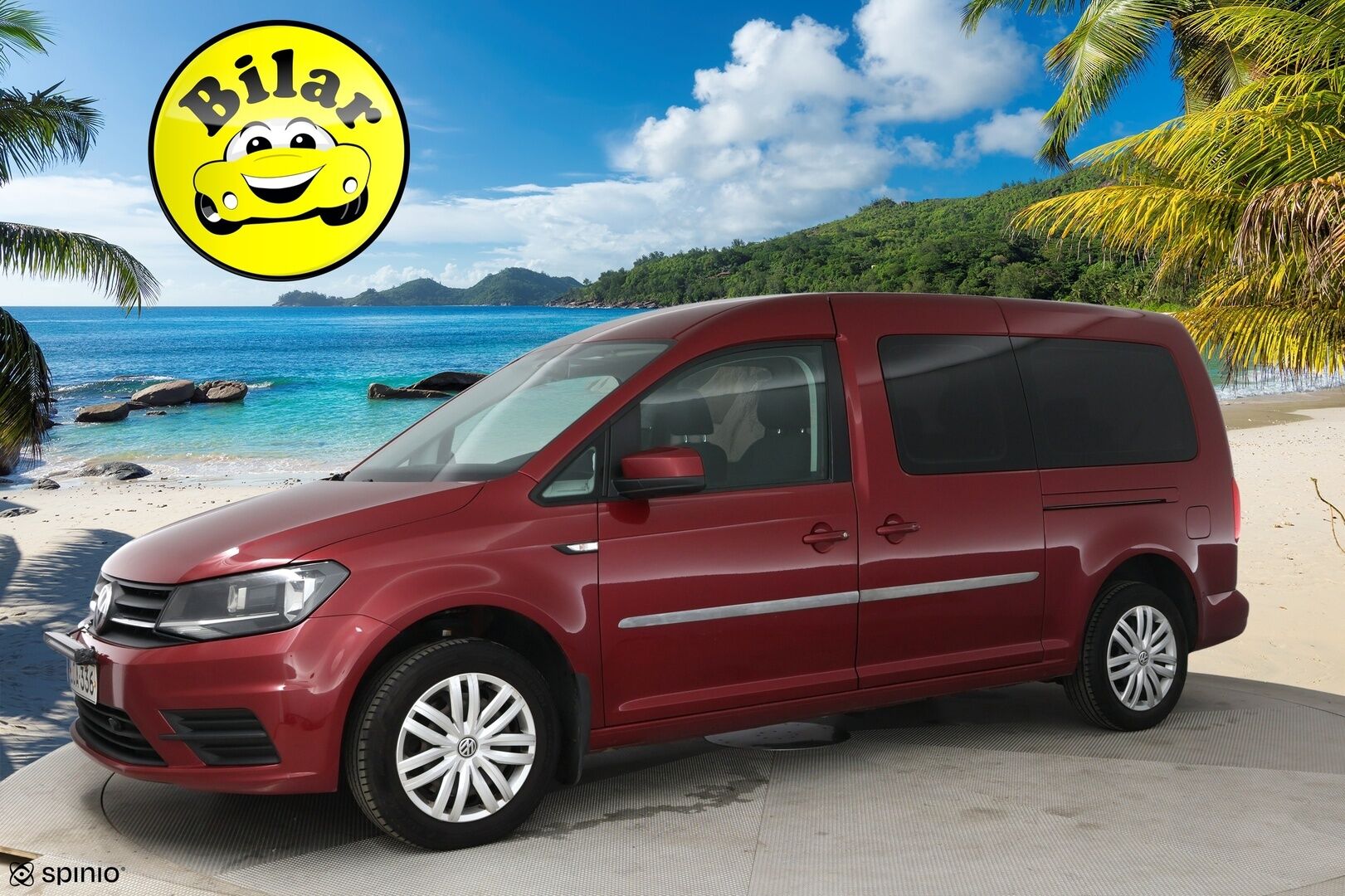 Volkswagen Caddy Maxi 2018 Trendline Family 1,4 TSI 92kW DSG bens. 7-p - Suomi-Auto | Vakkari | Webasto | P. Tutka | Koukku / 7-paikkainen 