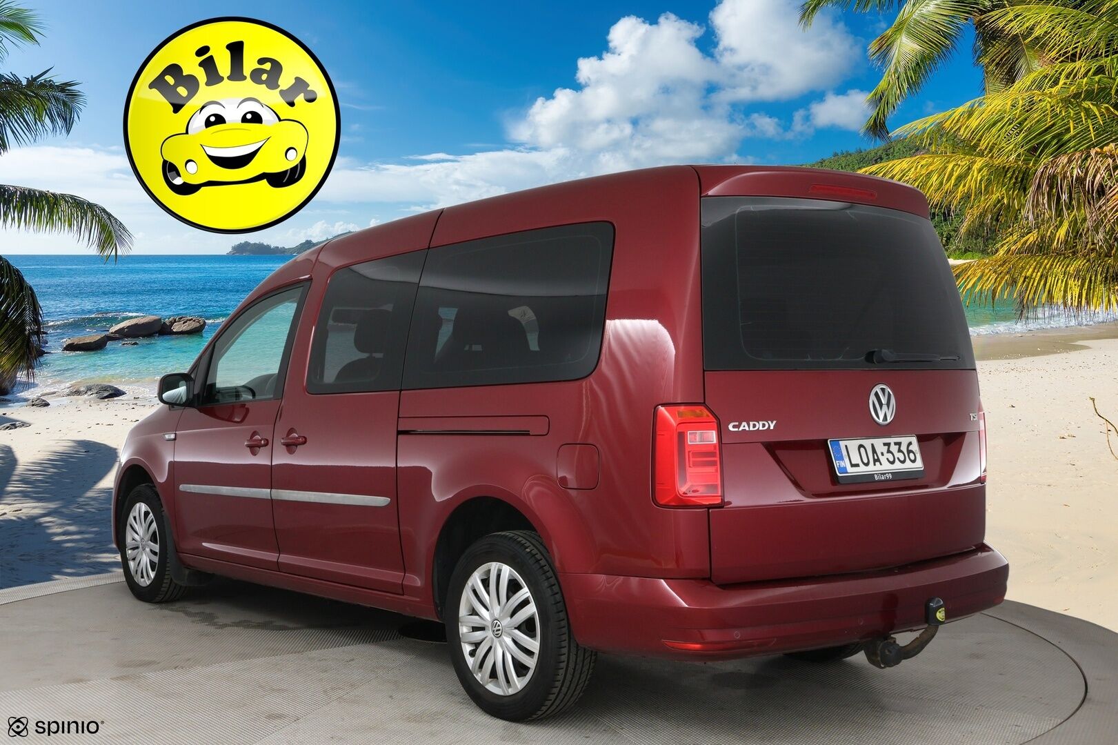 Volkswagen Caddy Maxi 2018 Trendline Family 1,4 TSI 92kW DSG bens. 7-p - Suomi-Auto | Vakkari | Webasto | P. Tutka | Koukku / 7-paikkainen 