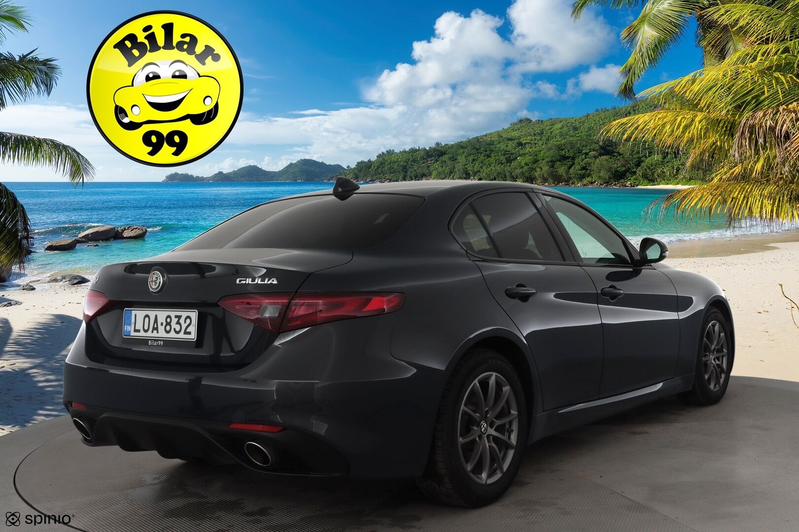 Alfa Romeo Giulia 2018 2,0 Bensiini 280hp AT8 AWD Veloce *Vakkari / Muistipenkki / Kaistavahti / Nahkaverhoilu /  Keyless / Lohkolämmitin * - Suomi-auto / Kahdet renkaat vanteilla - HULLUT VÄLIPÄIVÄT KORKOTARJOUS 2,49%