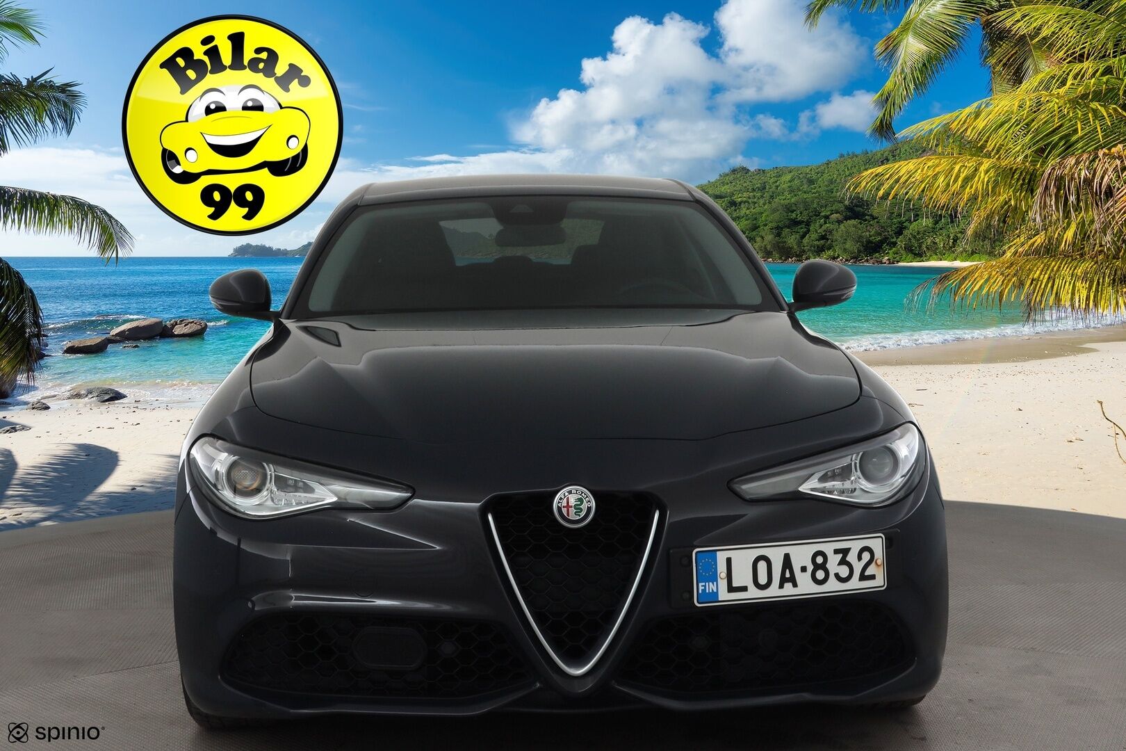 Alfa Romeo Giulia 2018 2,0 Bensiini 280hp AT8 AWD Veloce *Vakkari / Muistipenkki / Kaistavahti / Nahkaverhoilu /  Keyless / Lohkolämmitin * - Suomi-auto / Kahdet renkaat vanteilla - HULLUT VÄLIPÄIVÄT KORKOTARJOUS 2,49%