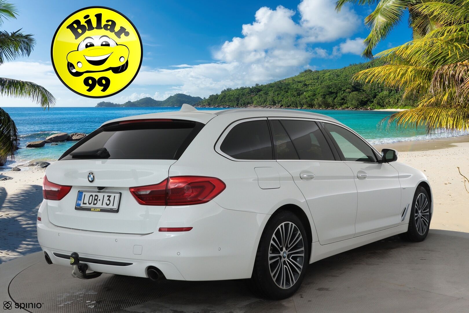 BMW 520 2018 G31 Touring 520d A Business Sport *Webasto / Kamera / LED / Koukku / Digimittaristo* - Suomi-auto / Kahdet renkaat aluvanteilla / Seuraava huolto 30tkm tai 05/2026