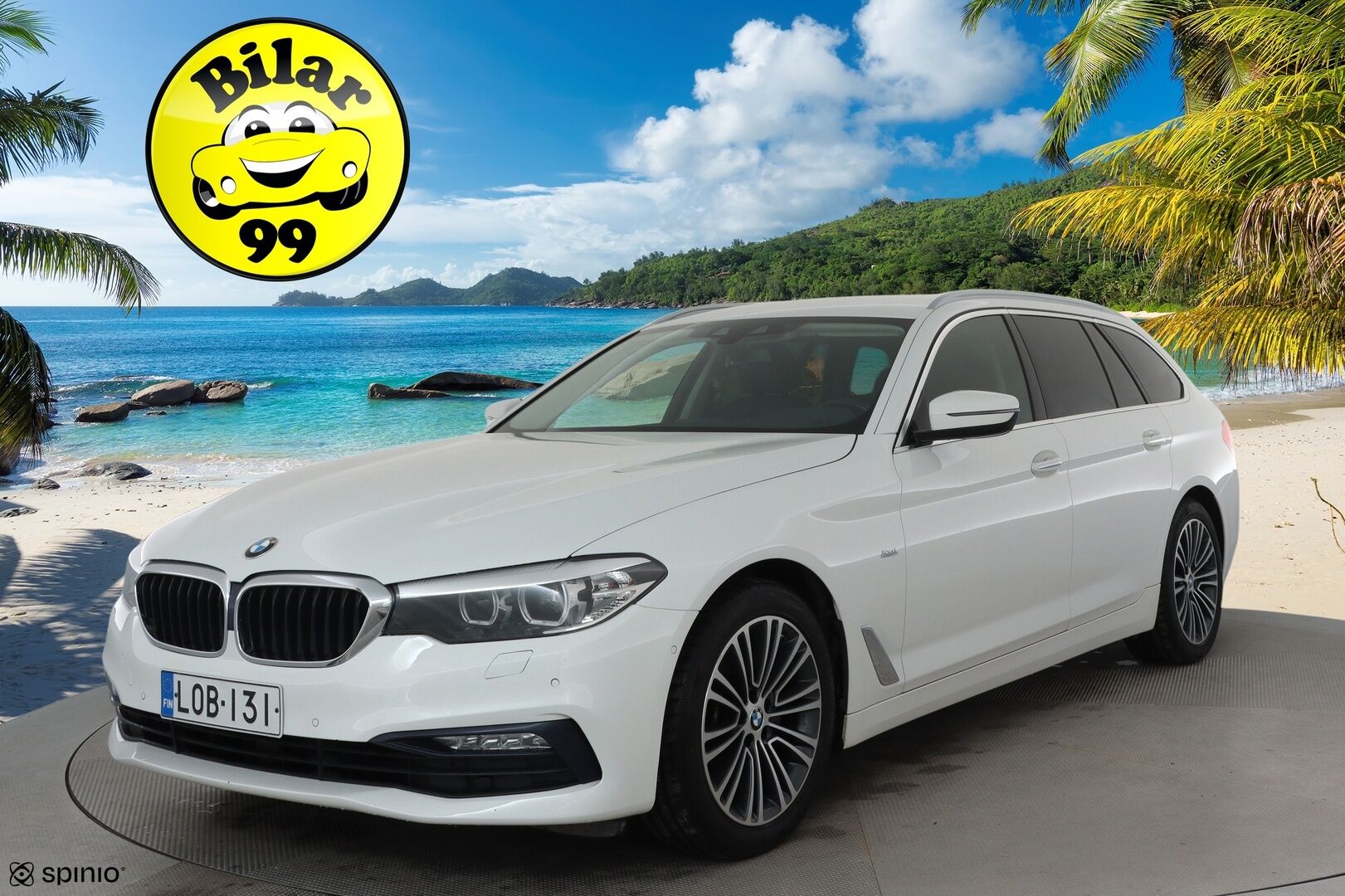 BMW 520 2018 G31 Touring 520d A Business Sport *Webasto / Kamera / LED / Koukku / Digimittaristo* - Suomi-auto / Kahdet renkaat aluvanteilla / Seuraava huolto 30tkm tai 05/2026