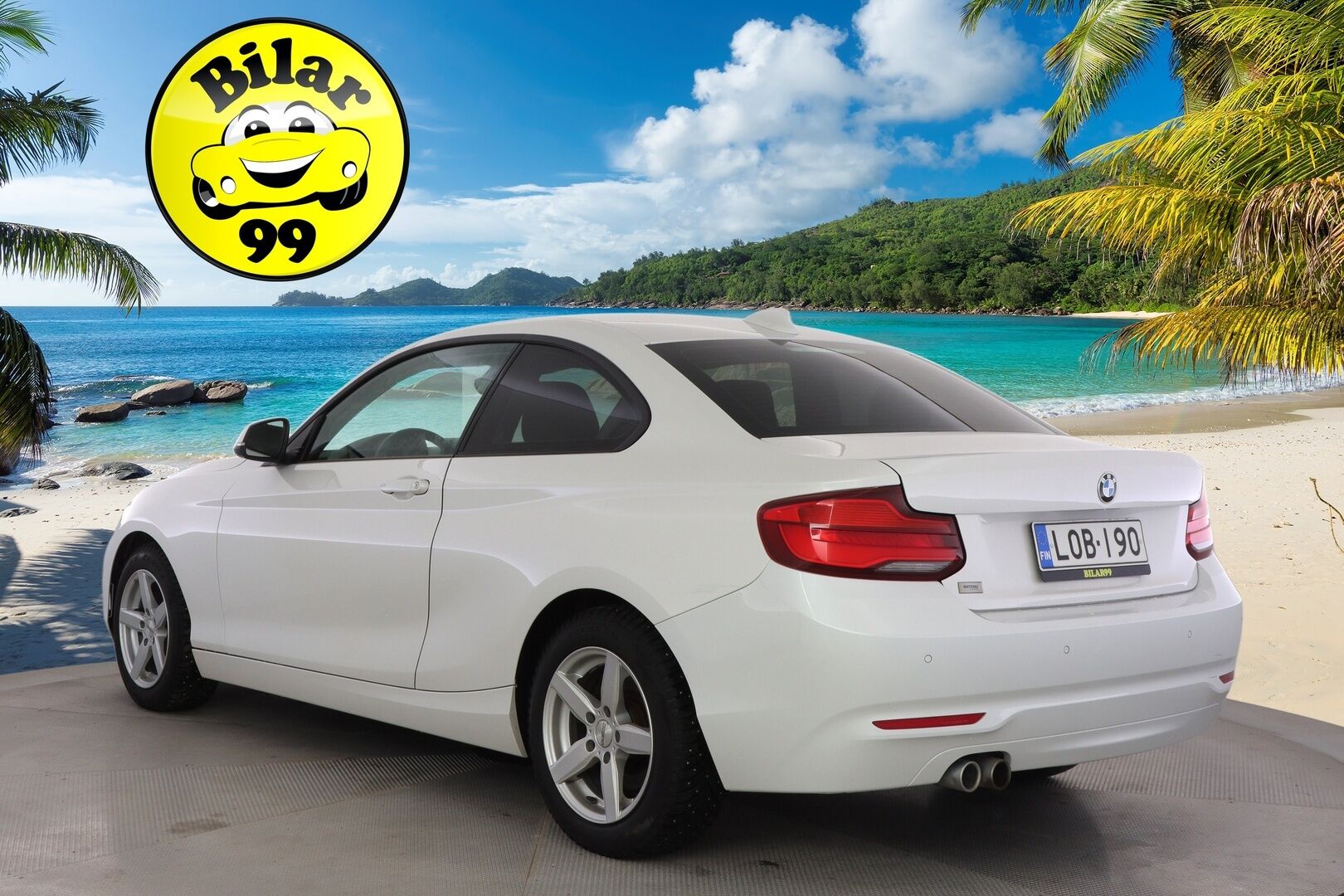 BMW 220 2018 F22 LCI Coupe 220i A Business / 2-om. Suomi-auto / Tutkat / Vakkari / Lohko / LED-valot / Bluetooth / Aut. Ilmastointi - 2x Aluvanteet / Hyvä huoltohistoria / Uudenveroiset Pirellin nastat! - HULLU BLACKWEEK KORKOTARJOUS 2,49%