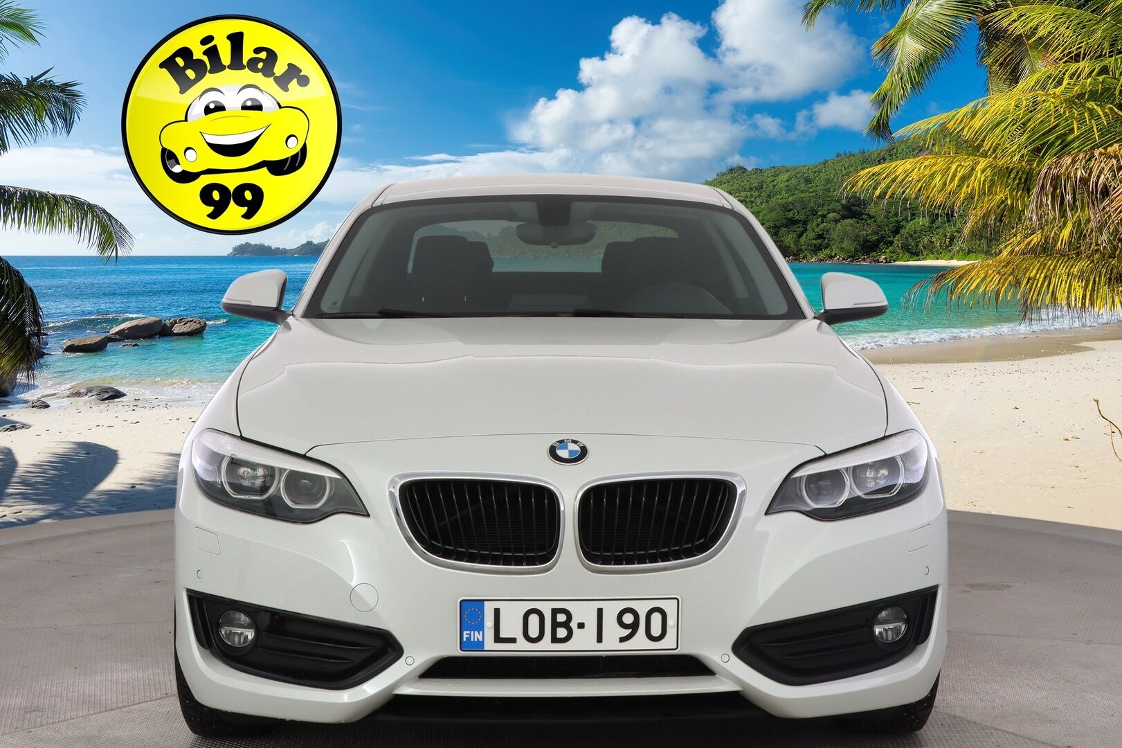 BMW 220 2018 F22 LCI Coupe 220i A Business / 2-om. Suomi-auto / Tutkat / Vakkari / Lohko / LED-valot / Bluetooth / Aut. Ilmastointi - 2x Aluvanteet / Hyvä huoltohistoria / Uudenveroiset Pirellin nastat! - HULLU BLACKWEEK KORKOTARJOUS 2,49%